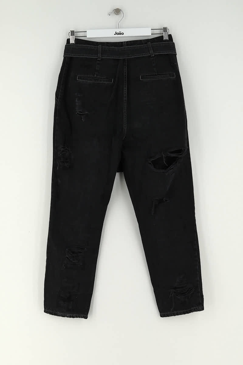 - Straight-leg jeans
- 5 pockets
- Straight cut
- Faded effect IRO - Seconde Main Black