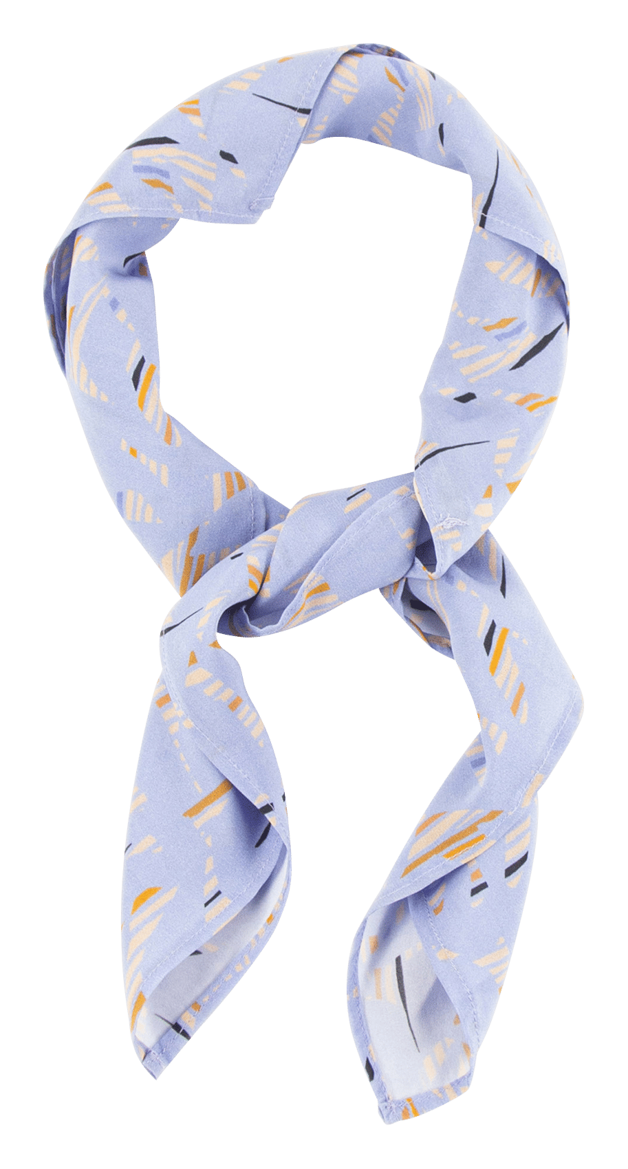 Foulard carré à imprimé exclusif en crêpe SESSUN Bleu