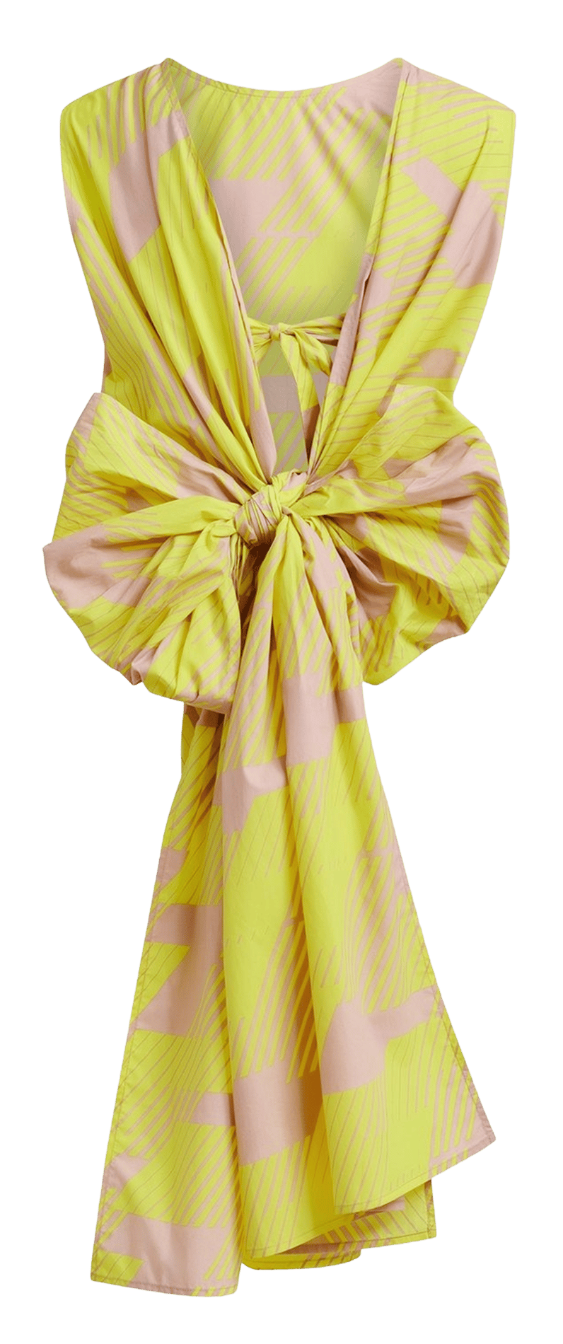 Bedrucktes Baumwoll-Oberteil ESSENTIEL ANTWERP Gelb