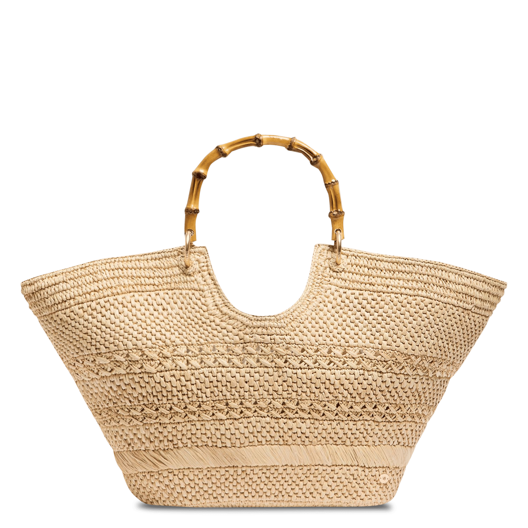 Cabas en raohia VANESSA BRUNO Beige