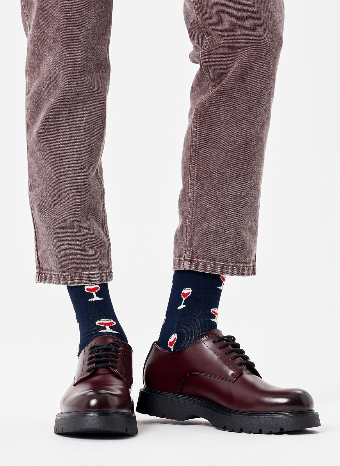 Socken aus Baumwoll-Mix mit Print HAPPY SOCKS Blau