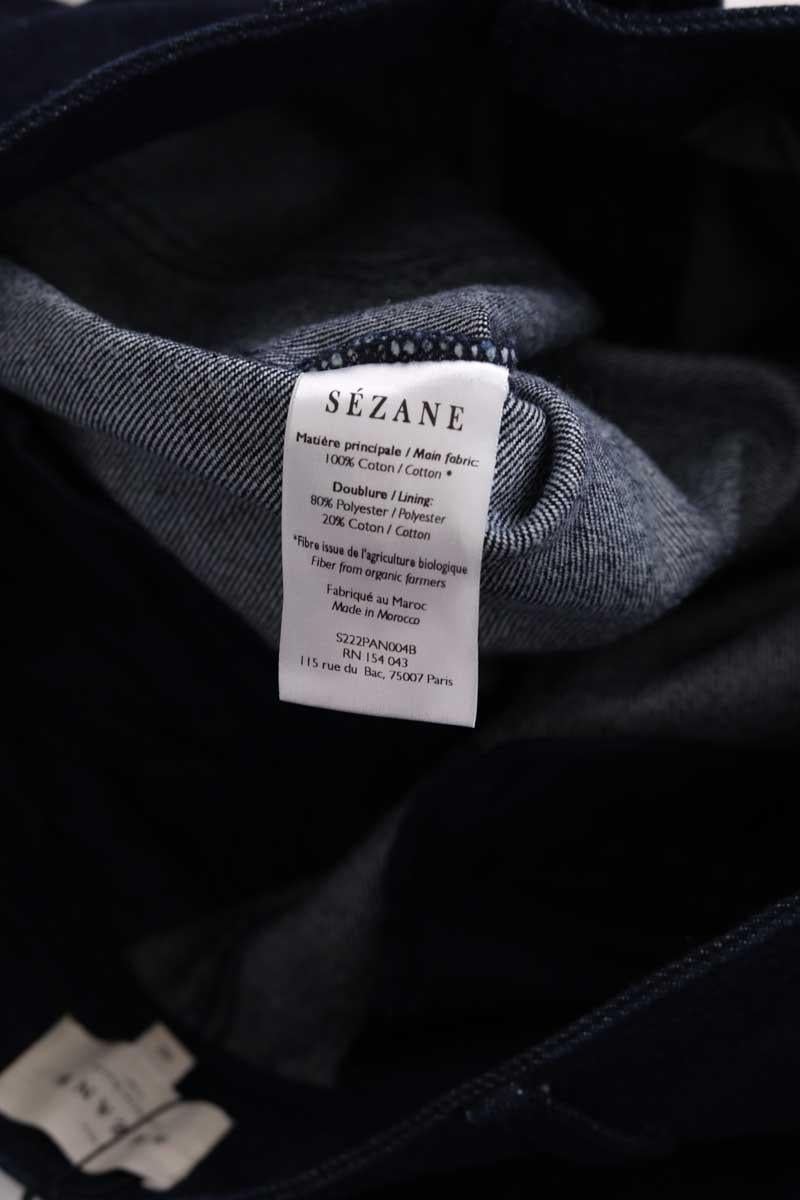 Wide-leg jeans SEZANE - Seconde main Blue
