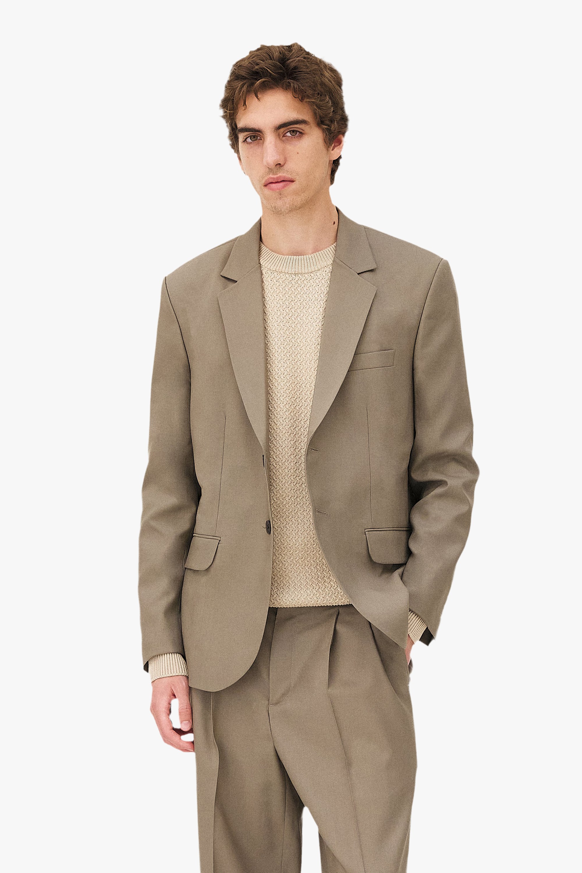 Clint suit jacket Noyoco Brown