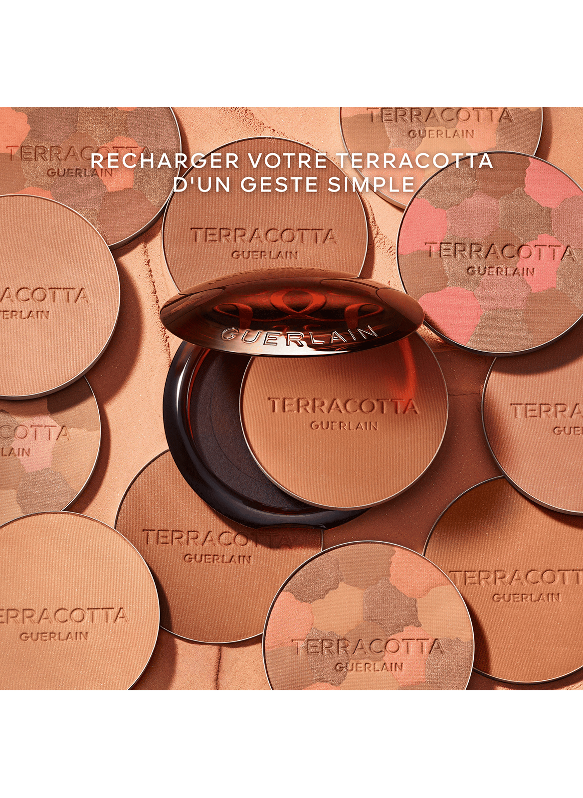 TERRACOTTA SUMMER GLOW Das limitierte natural bronzing powder für sommerlichen glow. GUERLAIN 03 summer glow - moyen doré