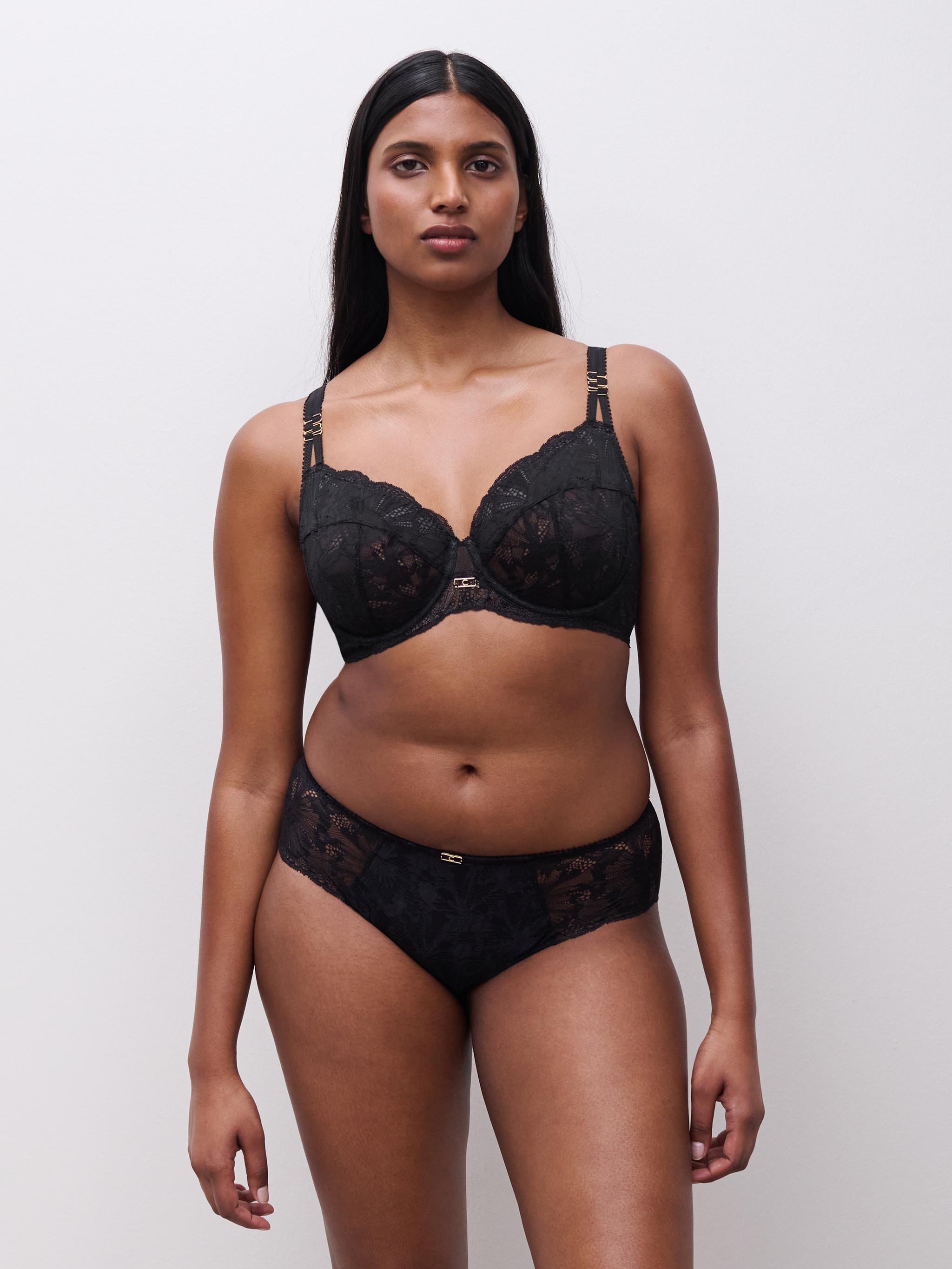 Lace boyshorts CHANTELLE Black