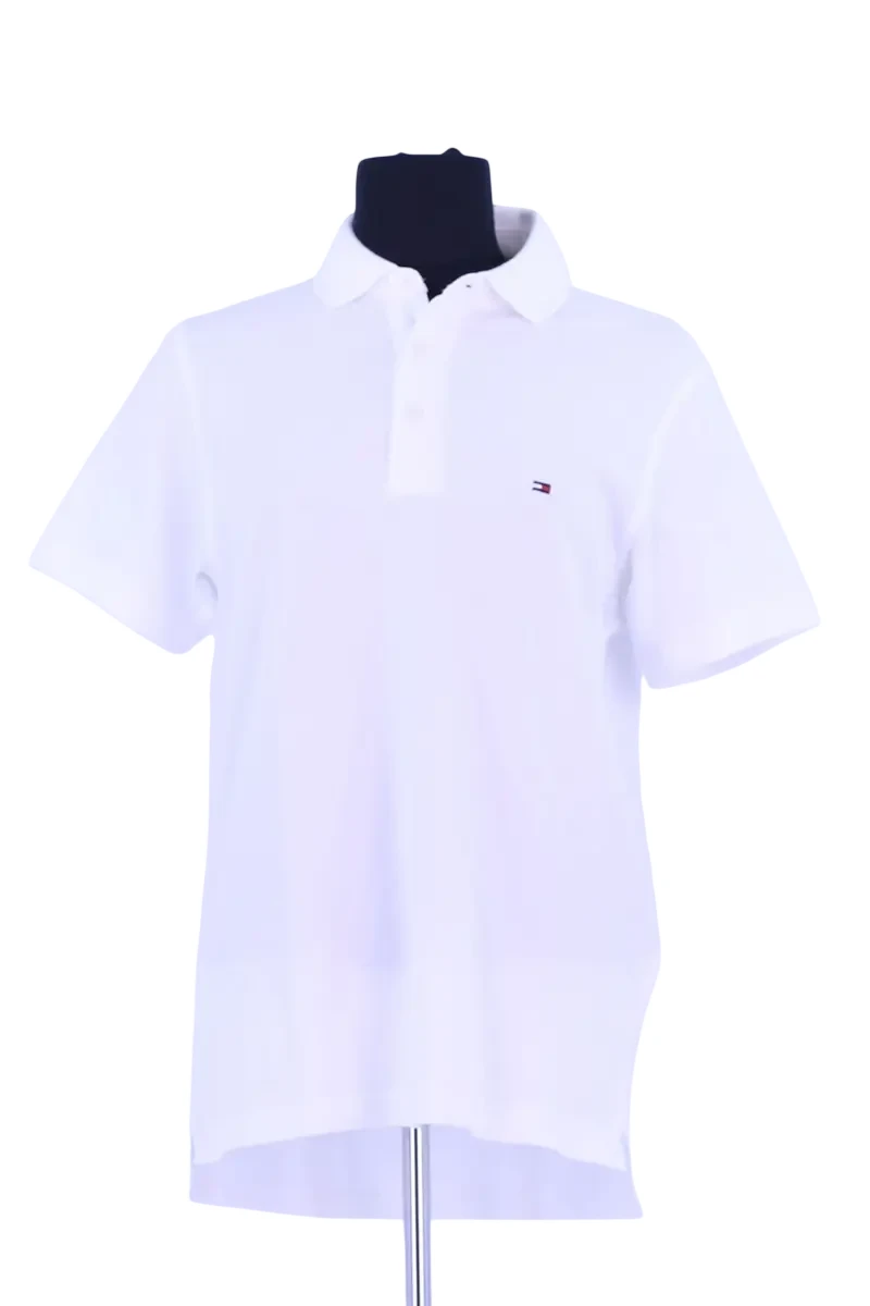 Polo TOMMY HILFIGER - SECONDE MAIN Blanc