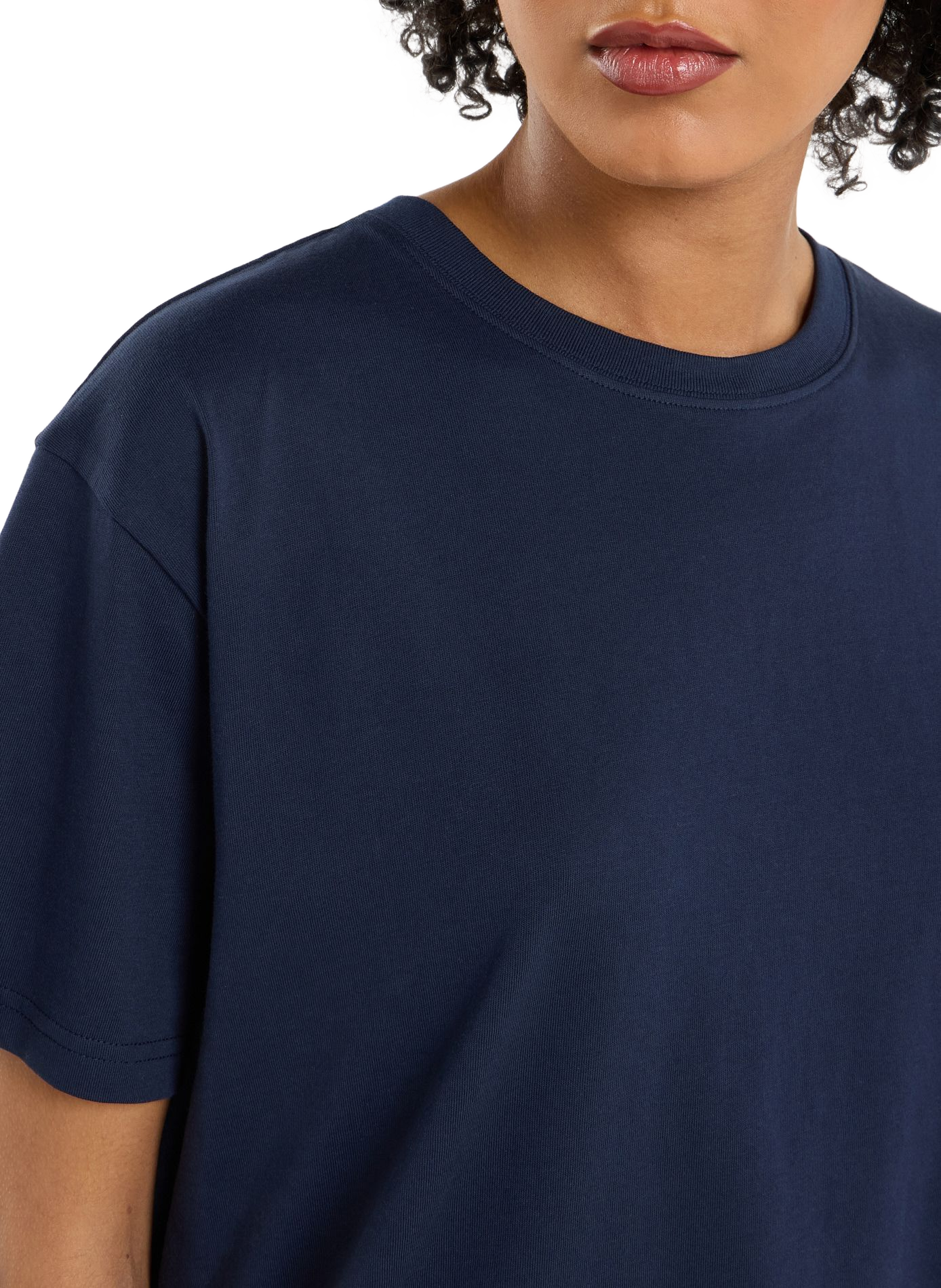 Vintage cotton T-shirt. SAISON 1865 Blue
