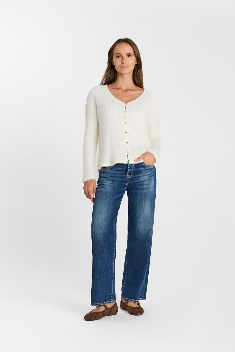 Cardigan LE TEMPS DES CERISES White