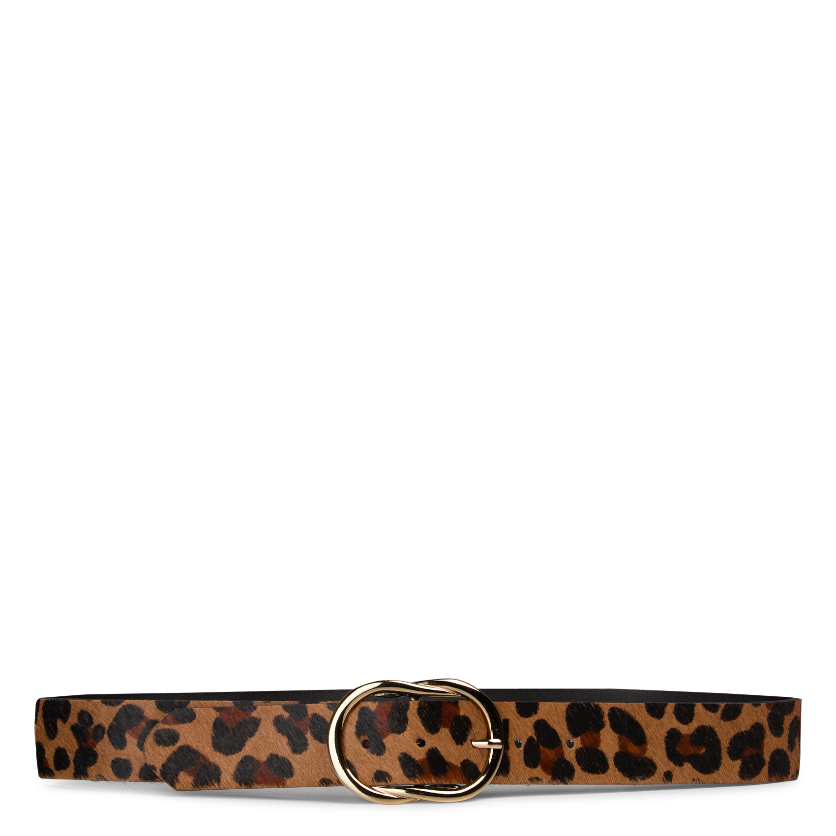 Leather belt LA FEE MARABOUTEE Brown