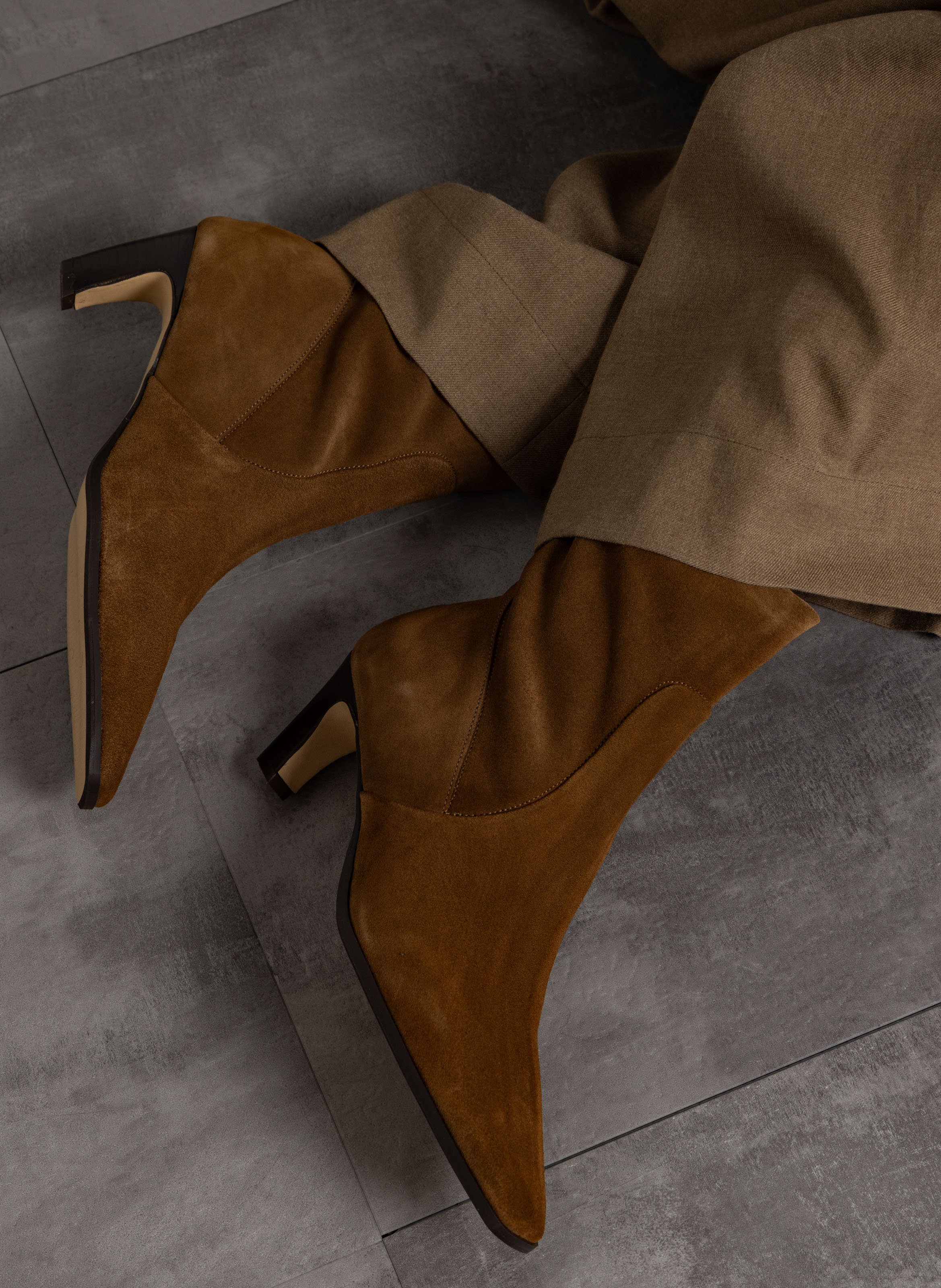 Bianca - Lederstiefeletten MAISON TOUFET Braun