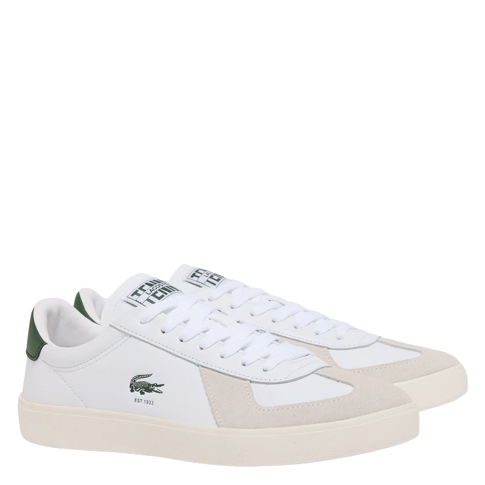 Baskets basses en cuir LACOSTE Blanc