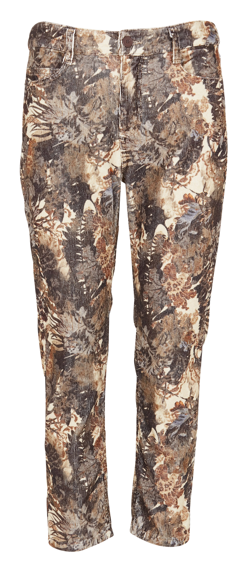 Pantalon droit en coton mélangé imprimé PLEASE Multicolore