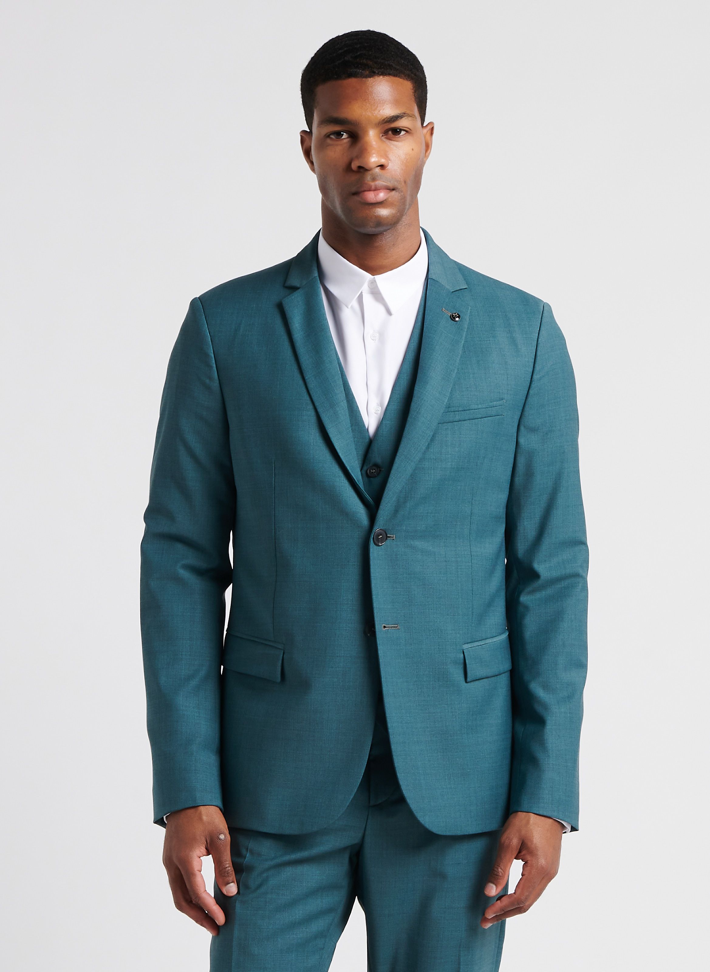 Turquoise suit cheap jacket