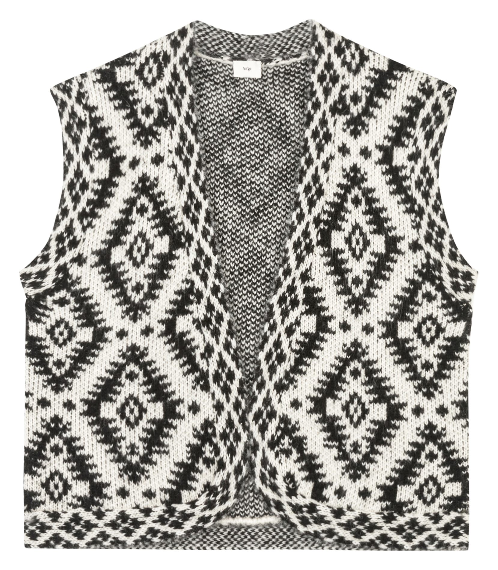 Jacquard-Cardigan AN'GE