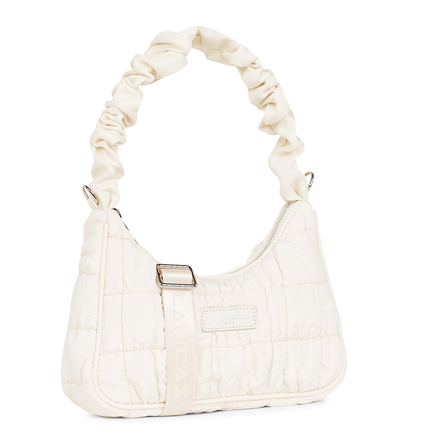 Bolso acolchado de hombro LANCASTER PARIS Blanco