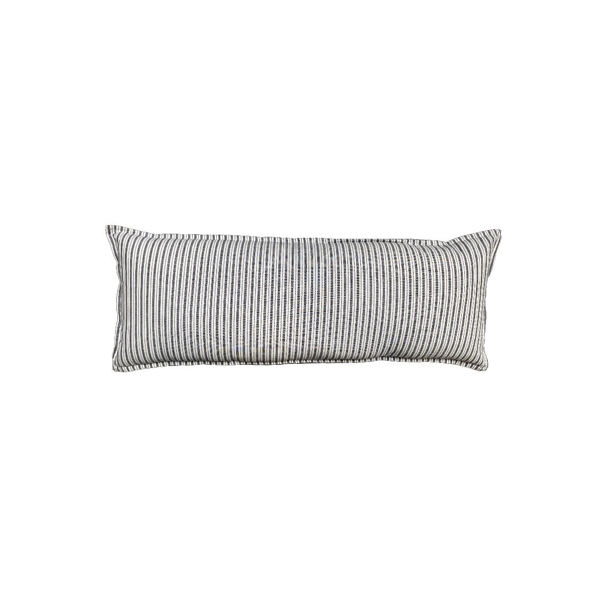 Striped rectangular cotton cushion TODAY LINGE DE MAISON Blue