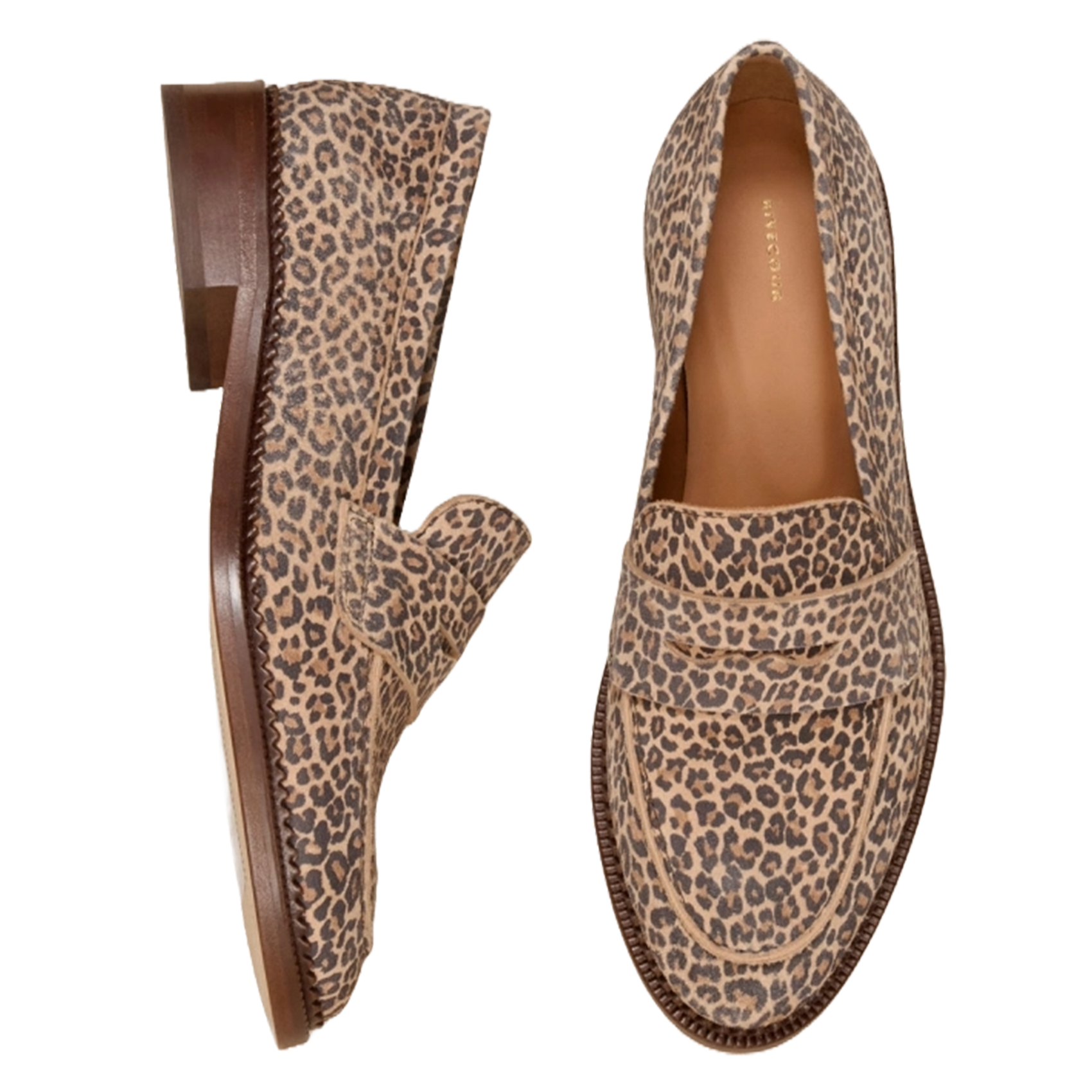 Printed leather Derby shoes Multicolored