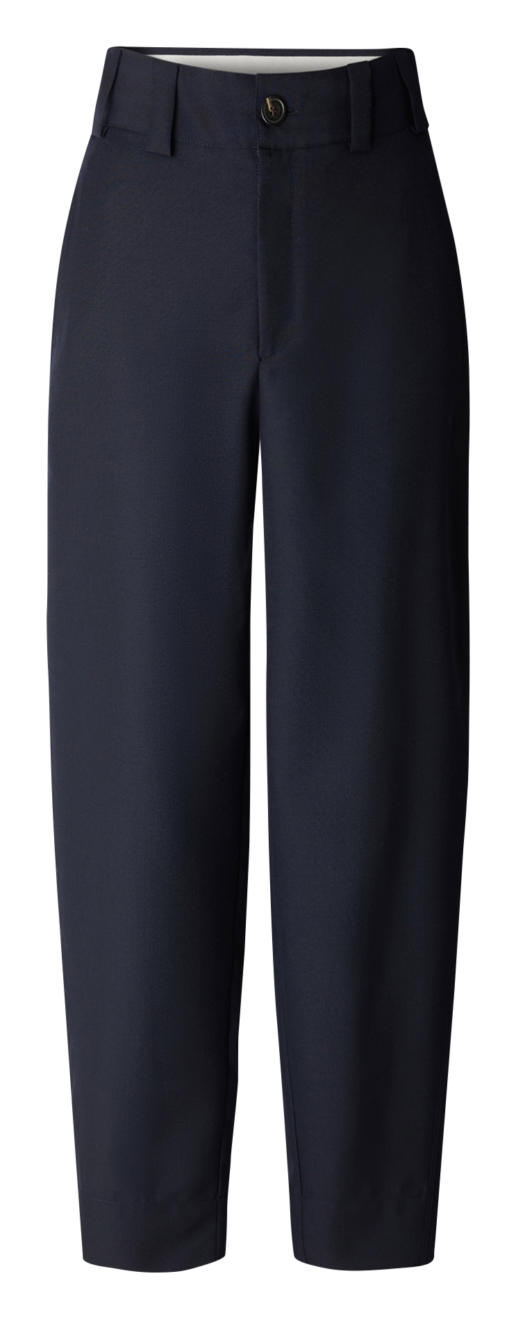 High-waisted slim fit pants SOEUR Blue