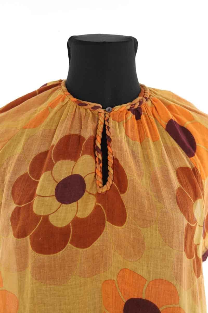 Cotton blouse ANTIK BATIK - Seconde Main Brown