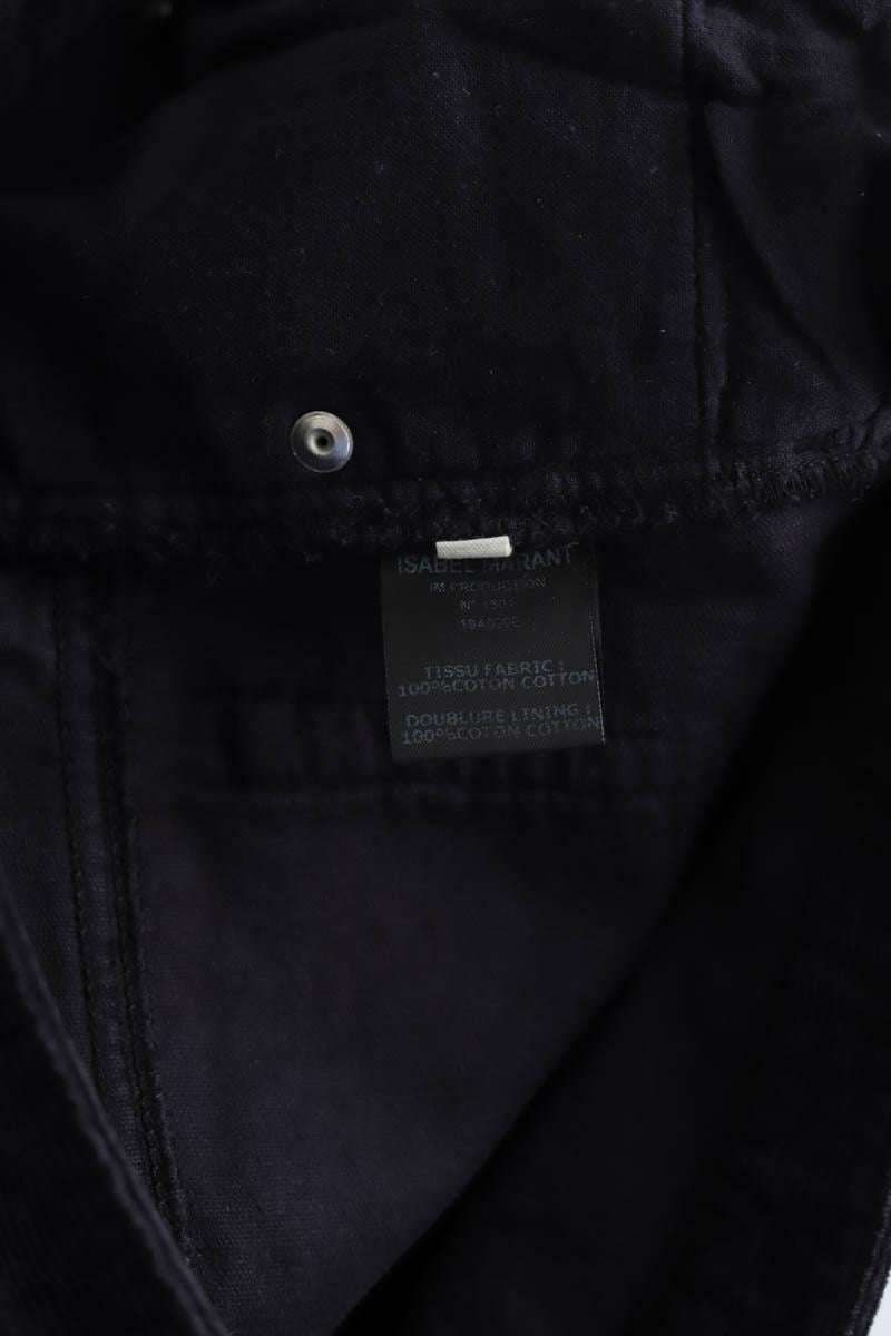Slim-fit cotton cargo pants ISABEL MARANT ÉTOILE - SECONDE MAIN Black