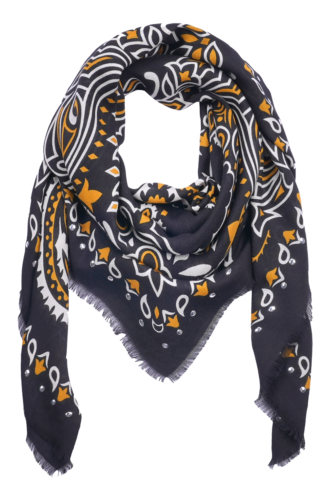 Foulard à imprimé bandana WILD Noir