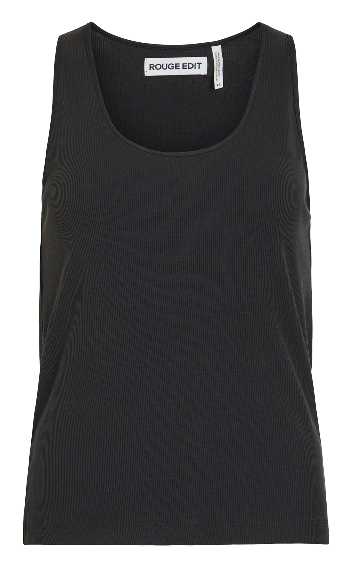 Top col rond  ROUGE EDIT Gris