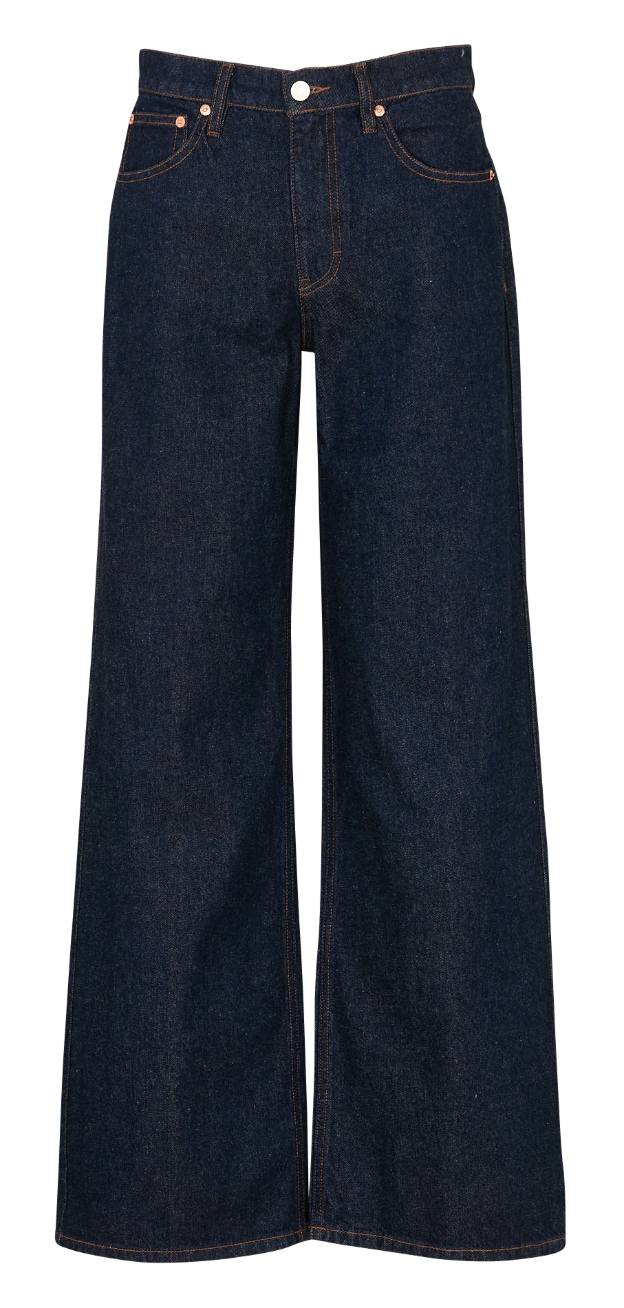 Jean large en coton LAB DIP Bleu