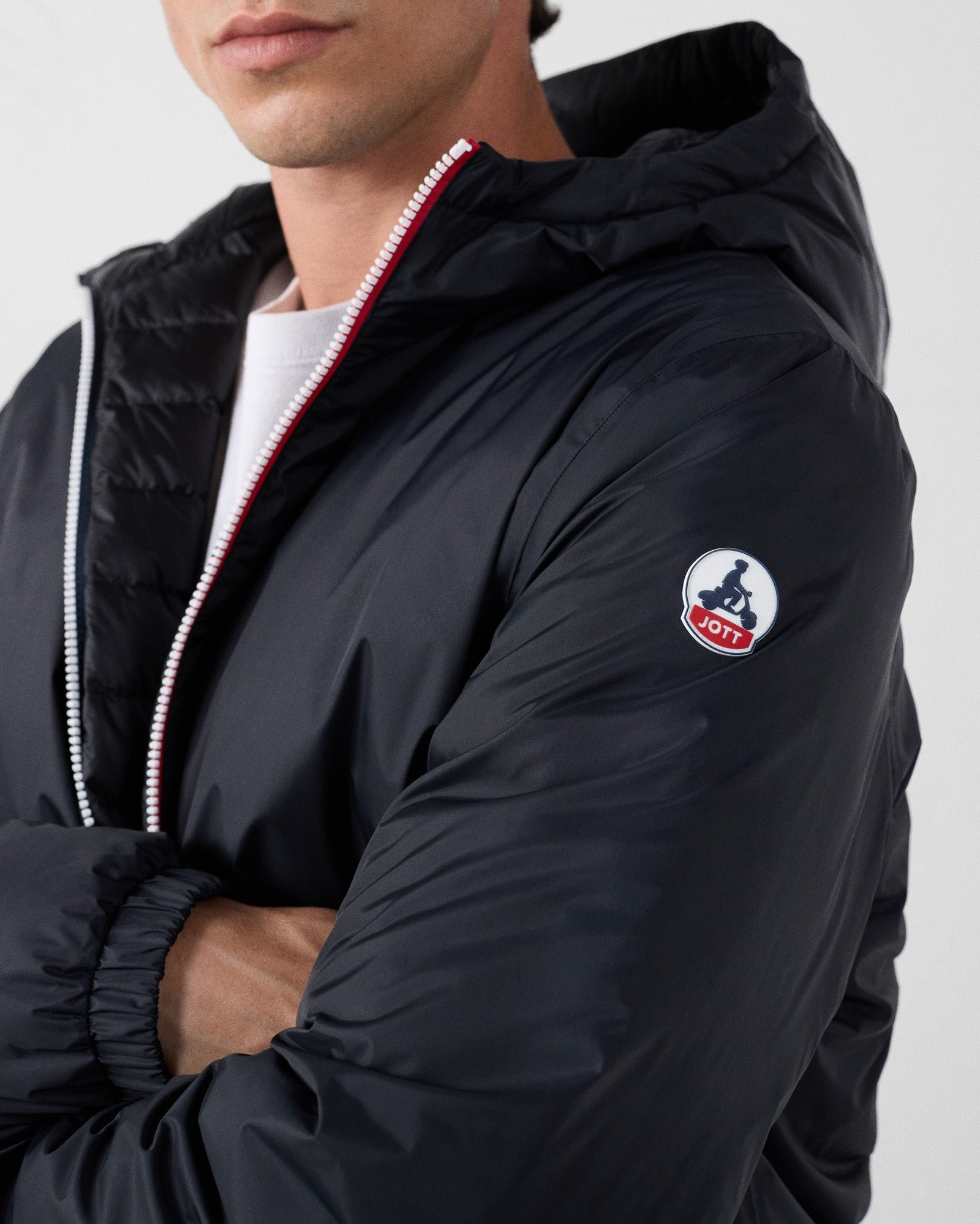 Reversible Long Black/Black Coat JOTT Black