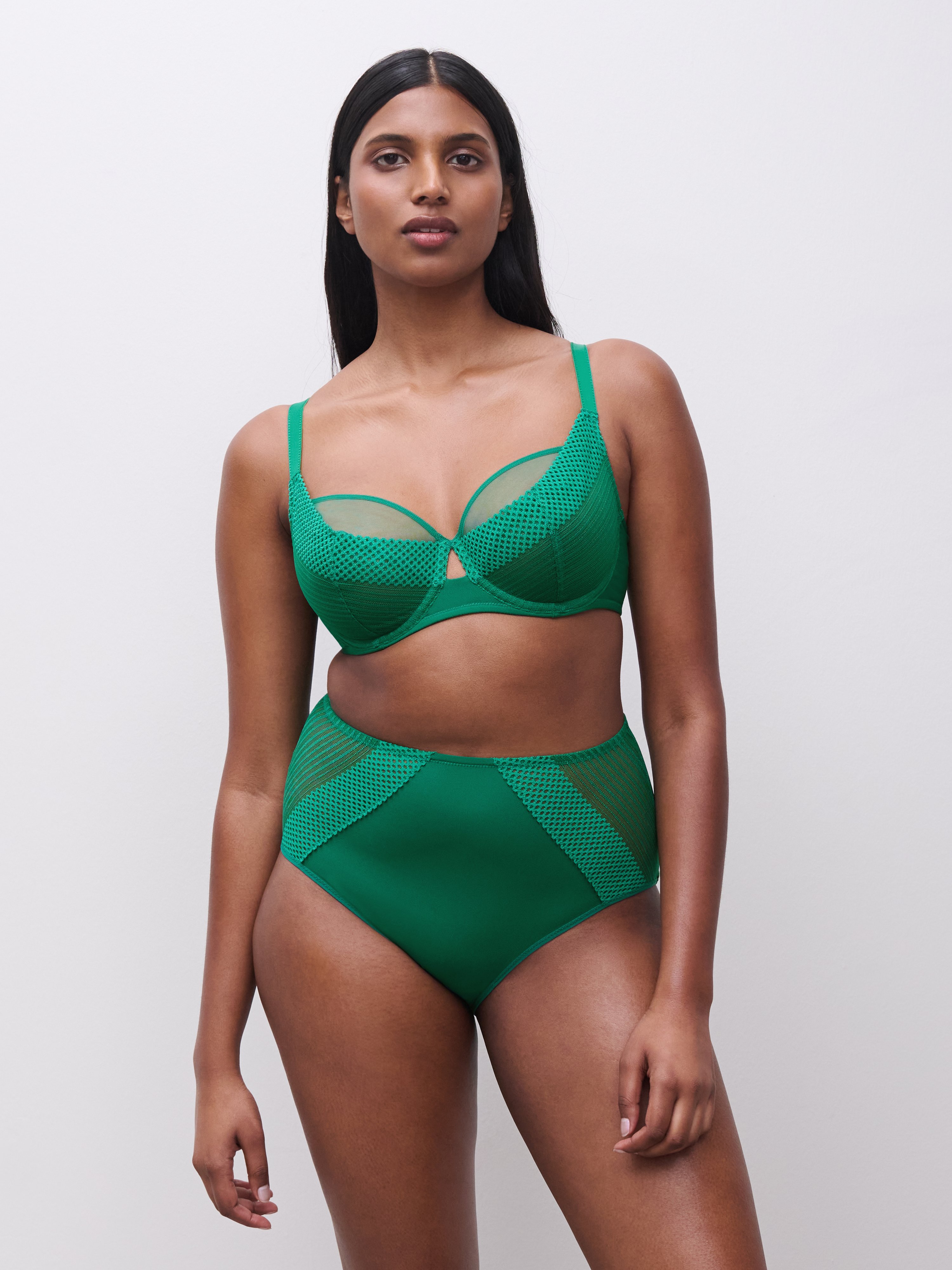 Full-cup bra CHANTELLE PULP Green