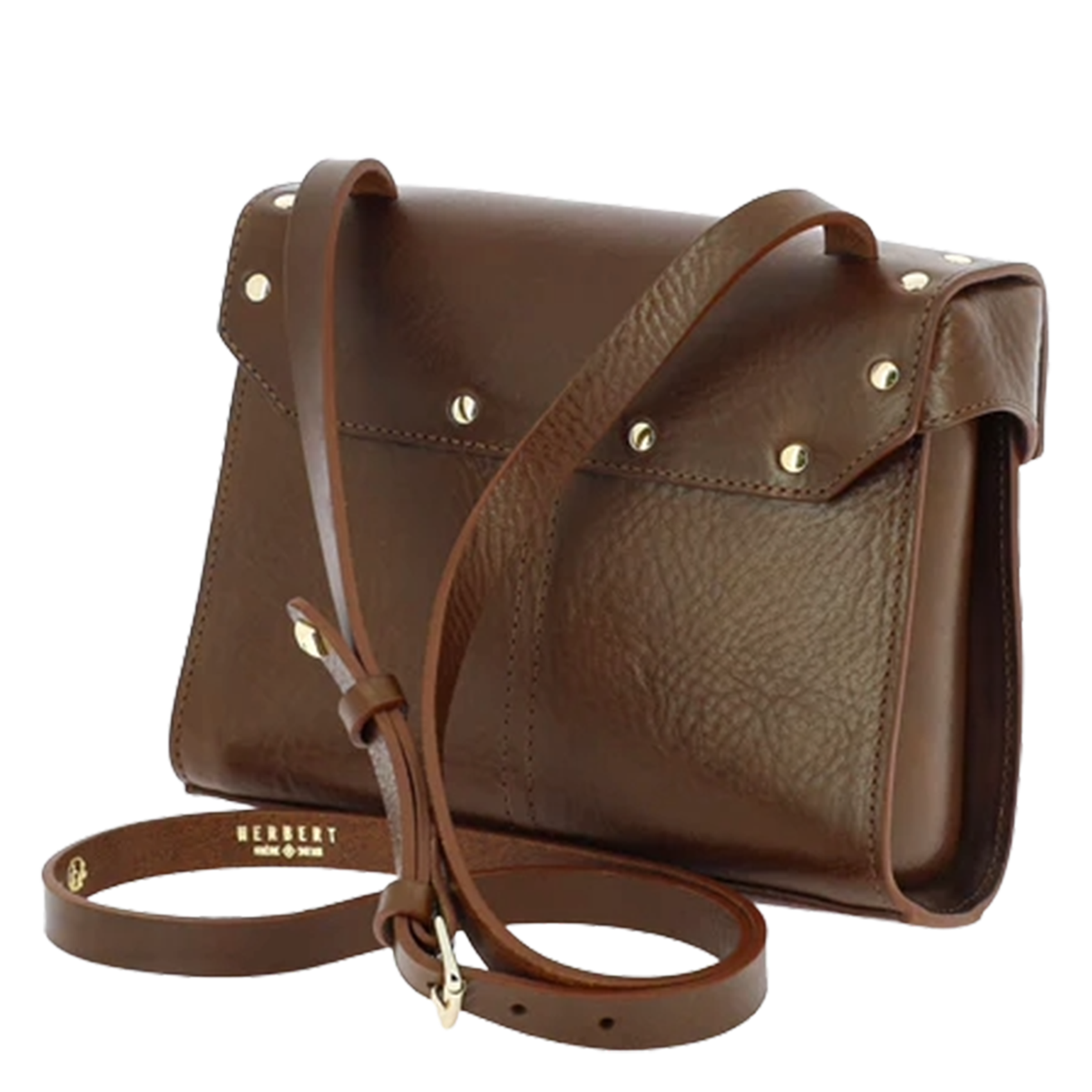 Brieftasche aus Leder HERBERT FRERE SOEUR Braun