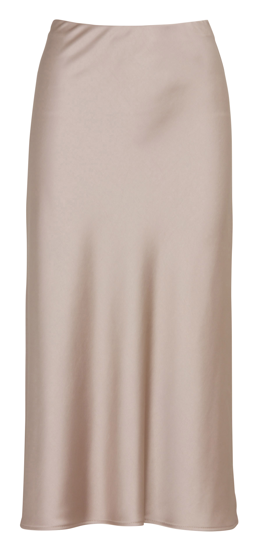 Jupe midi satinée IMPERIAL Doré