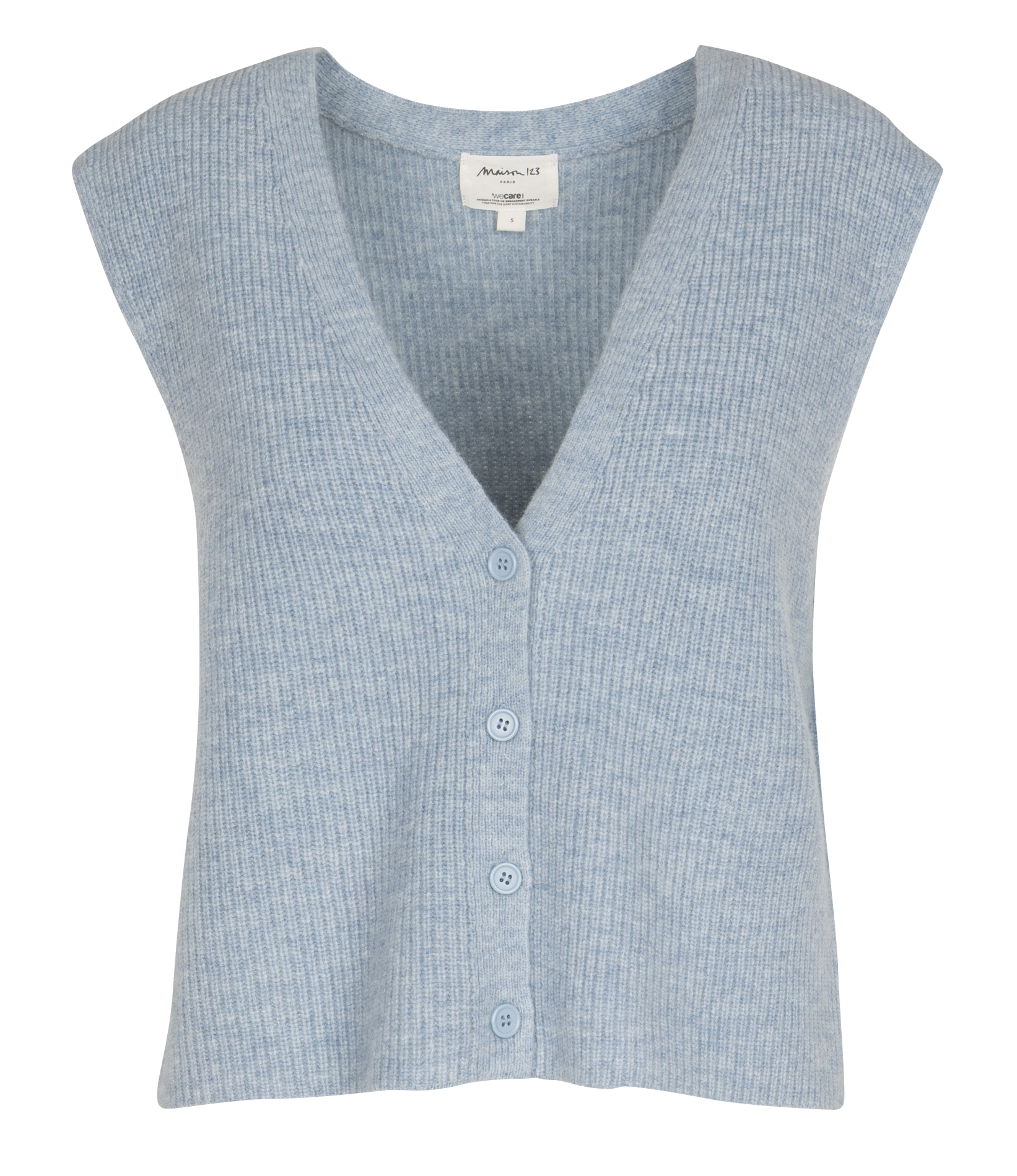 Svenland V-neck wool cardigan MAISON 123
