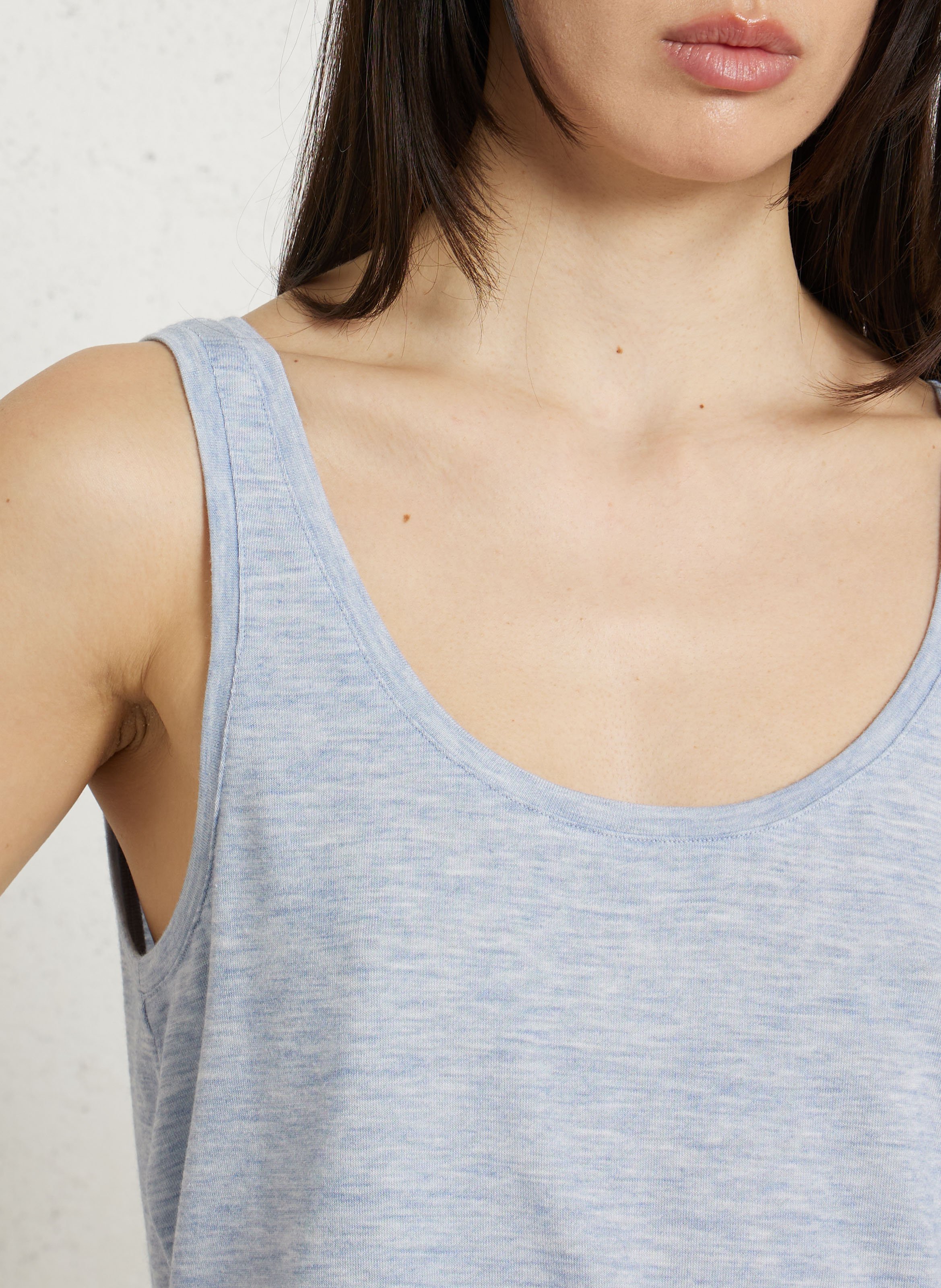 Débardeur ample col rond LA PETITE ETOILE Bleu