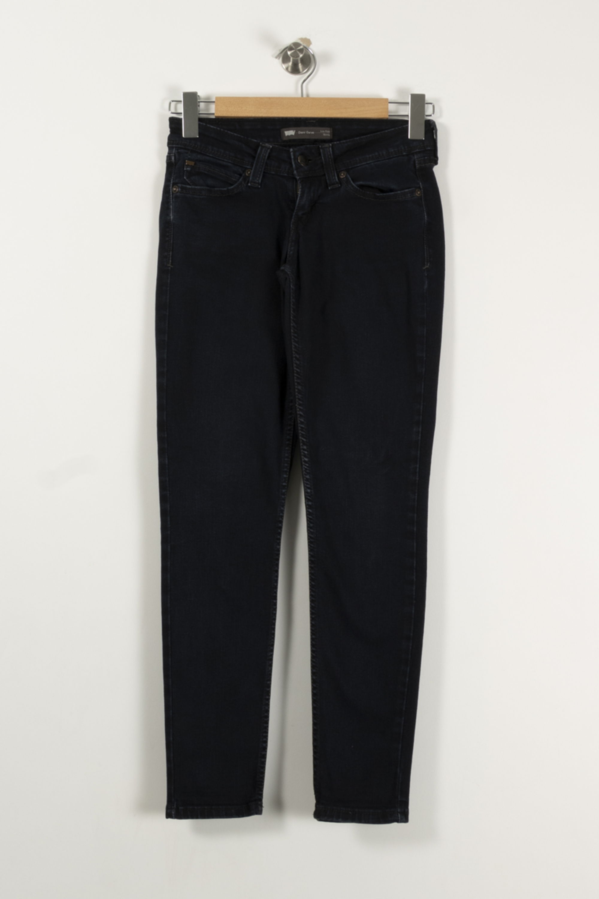 Cropped slim jeans with studs LEVI'S - Seconde main Blue