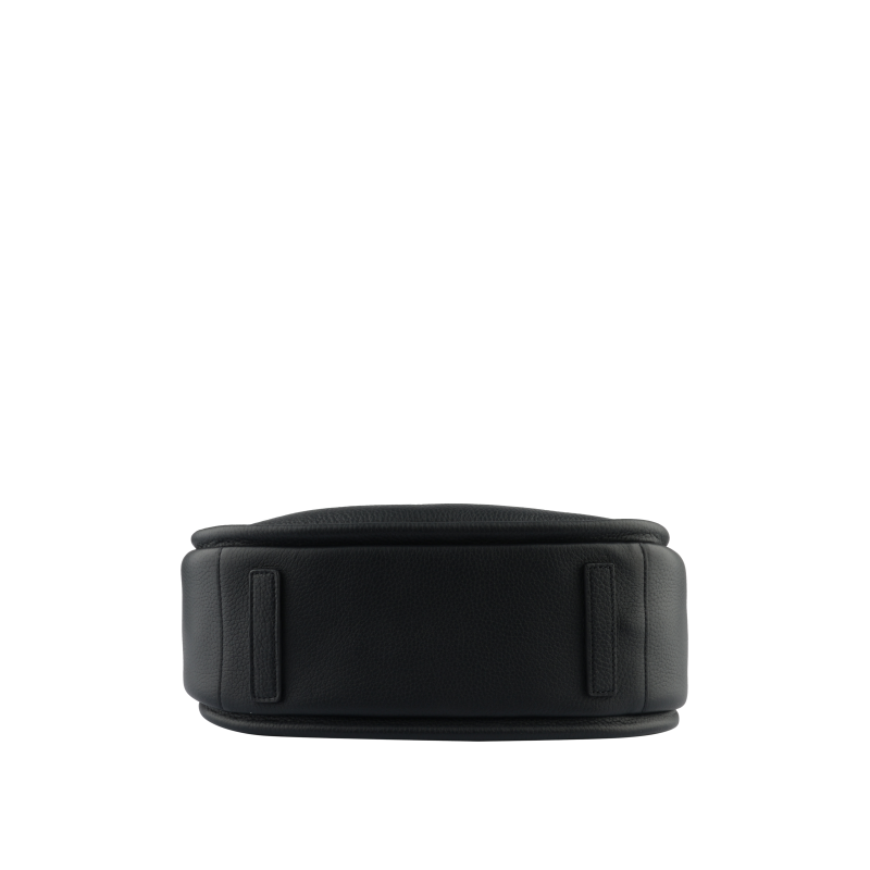 Calfskin leather shoulder bag Blue