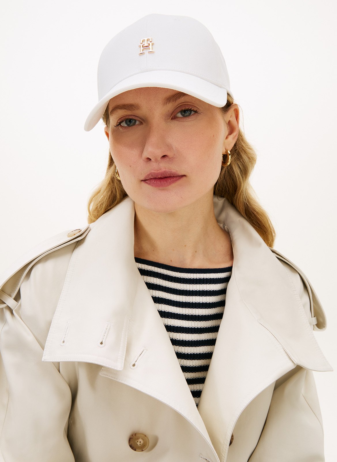 Cotton cap TOMMY HILFIGER White