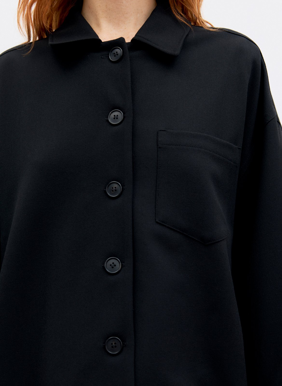 Gerade geschnittene Jacke mit klassischem Kragen GERARD DAREL Schwarz