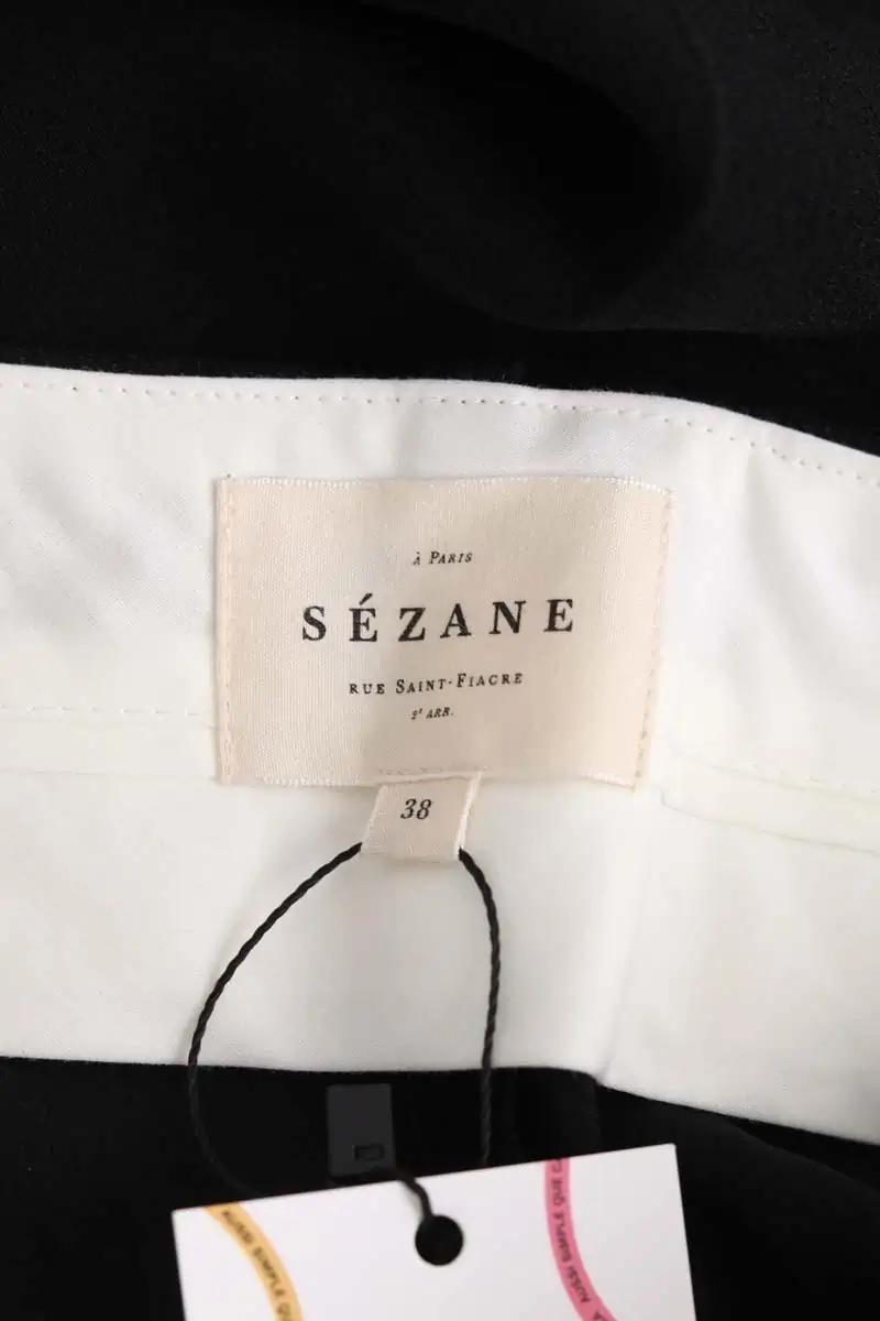 Straight-leg pants SEZANE - Seconde main Black