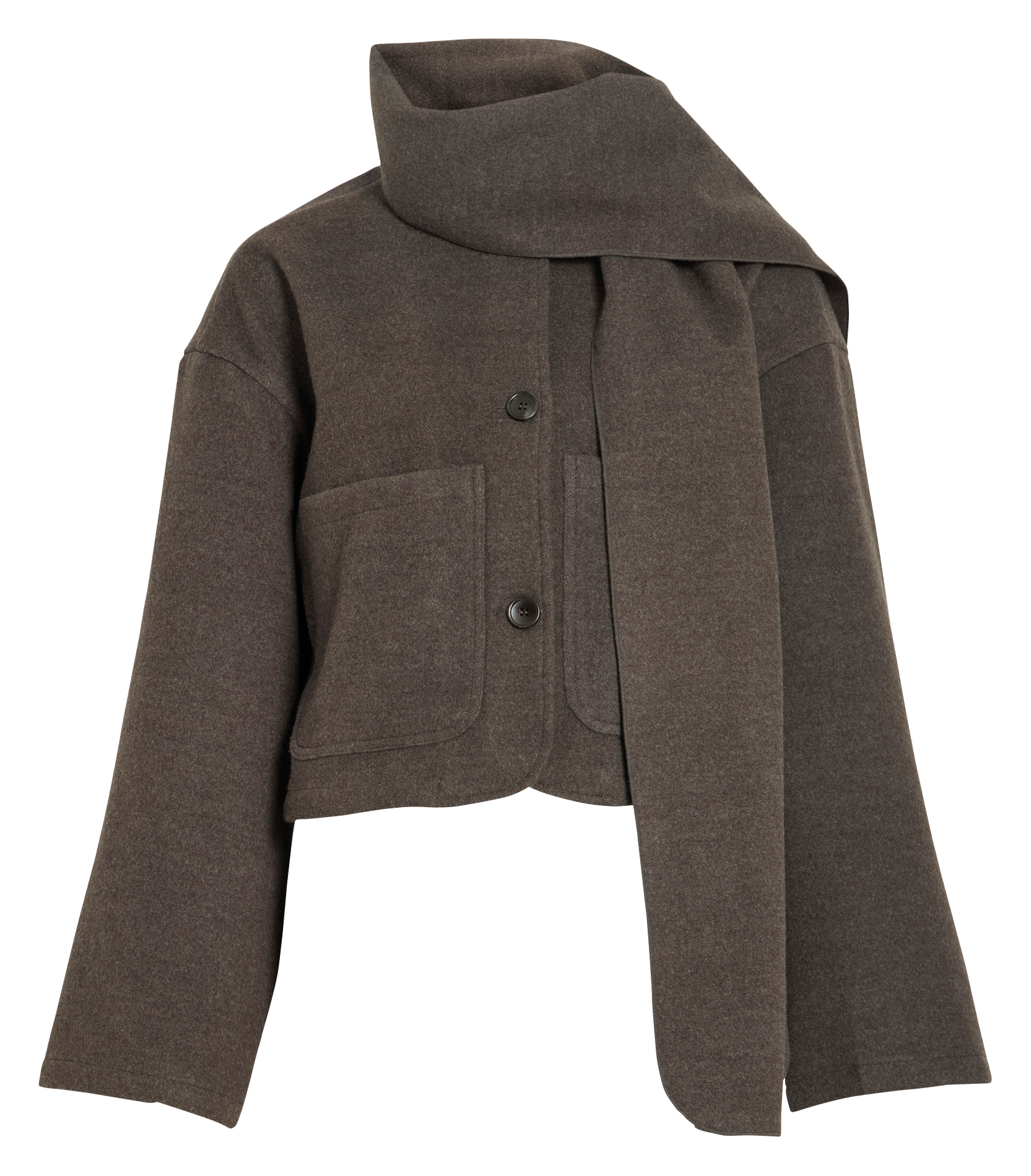 Pull droit en maille VILA Gris