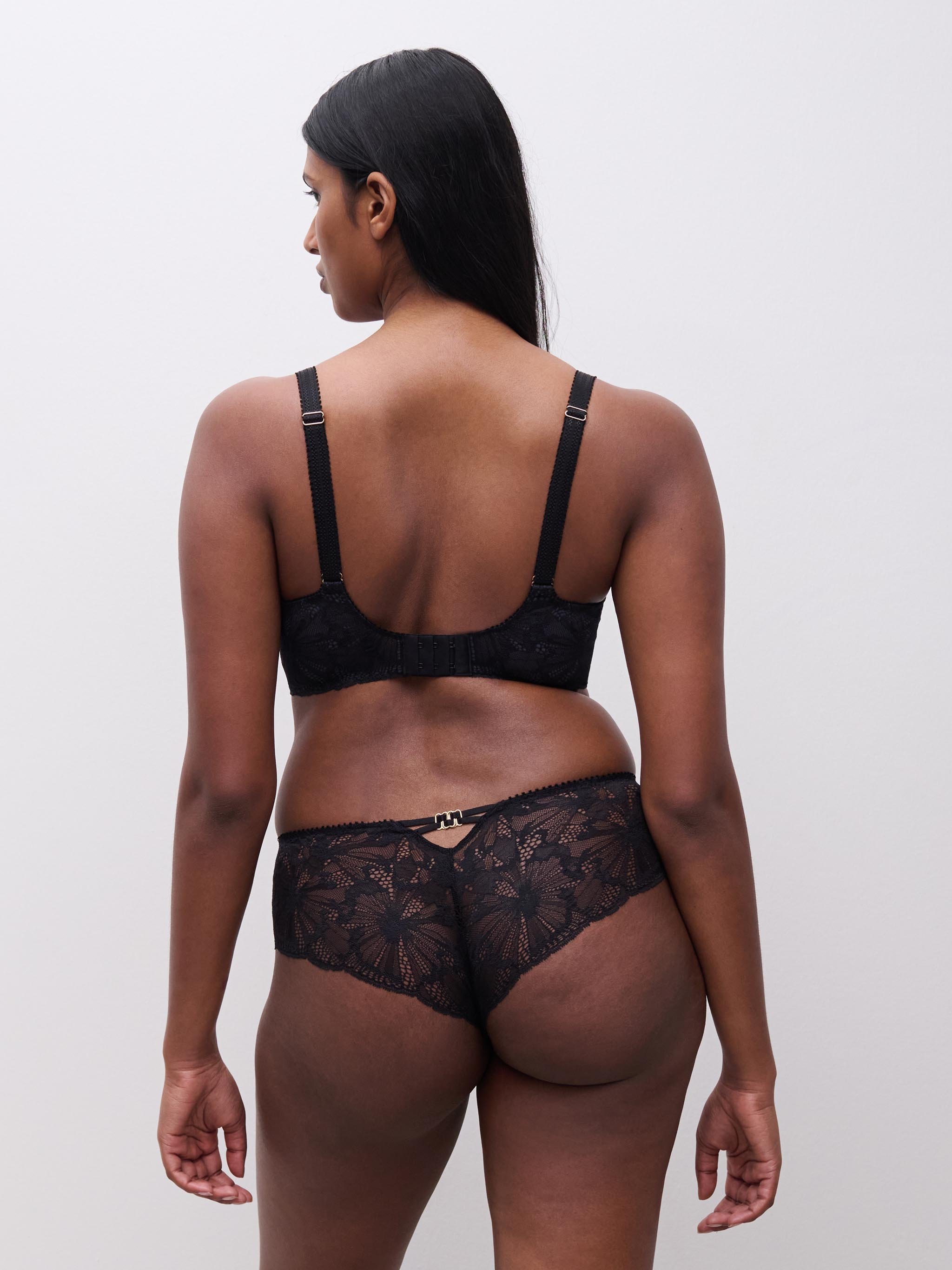 Lace boyshorts CHANTELLE Black