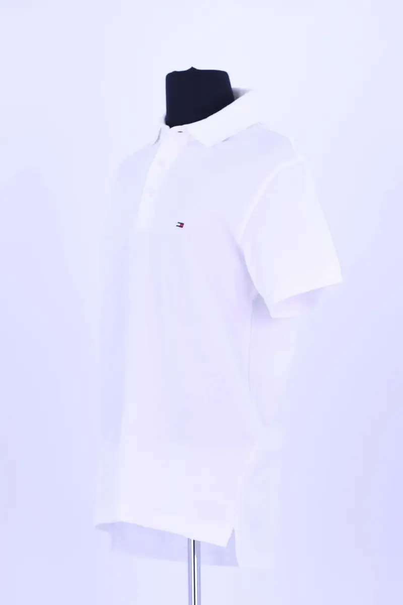 Polo TOMMY HILFIGER - SECONDE MAIN Blanc