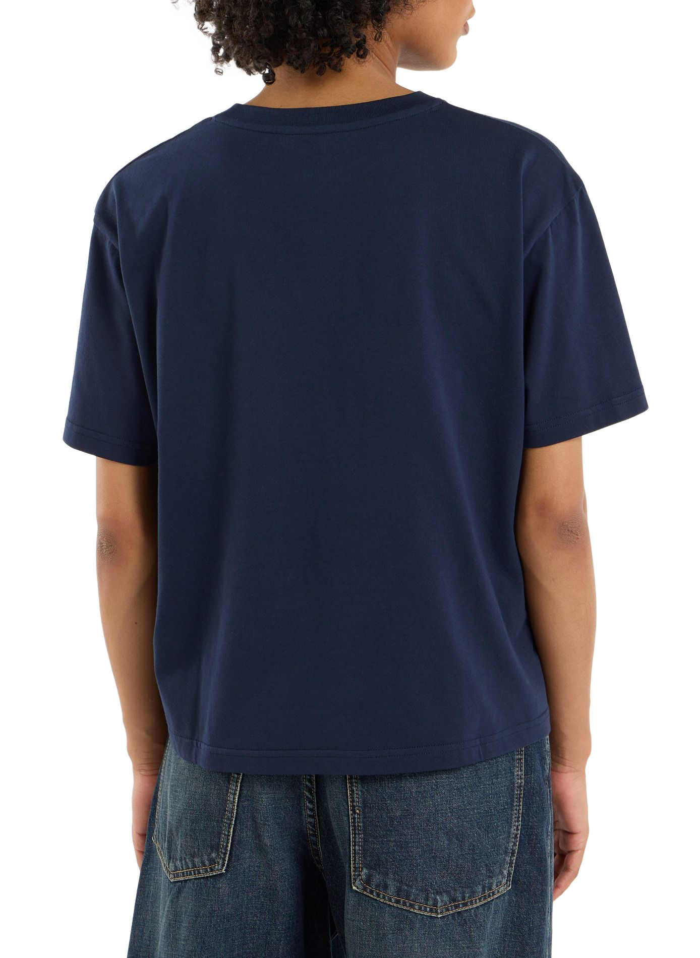 Vintage cotton T-shirt. SAISON 1865 Blue