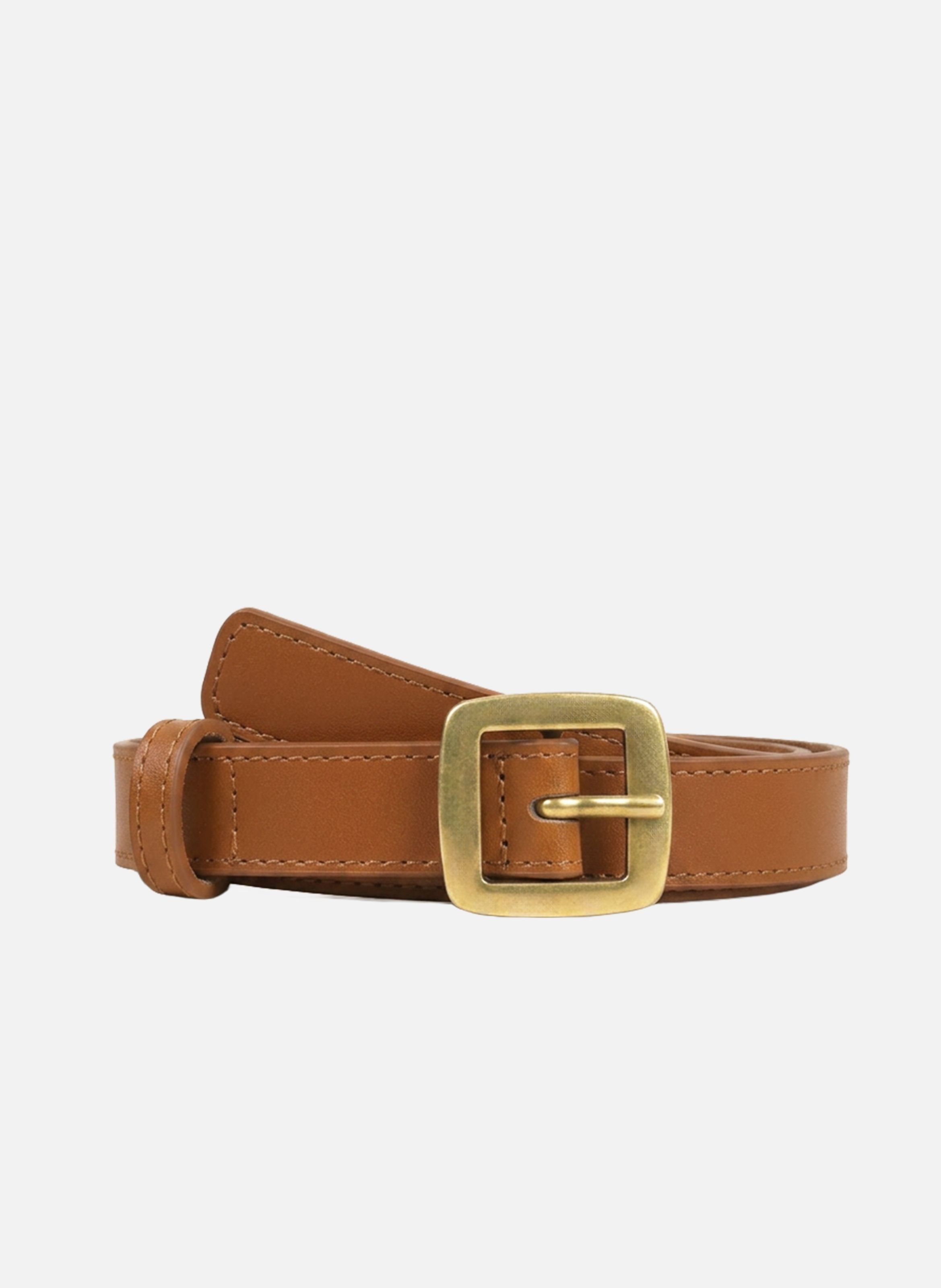 Alix leather belt JULES & JENN Brown