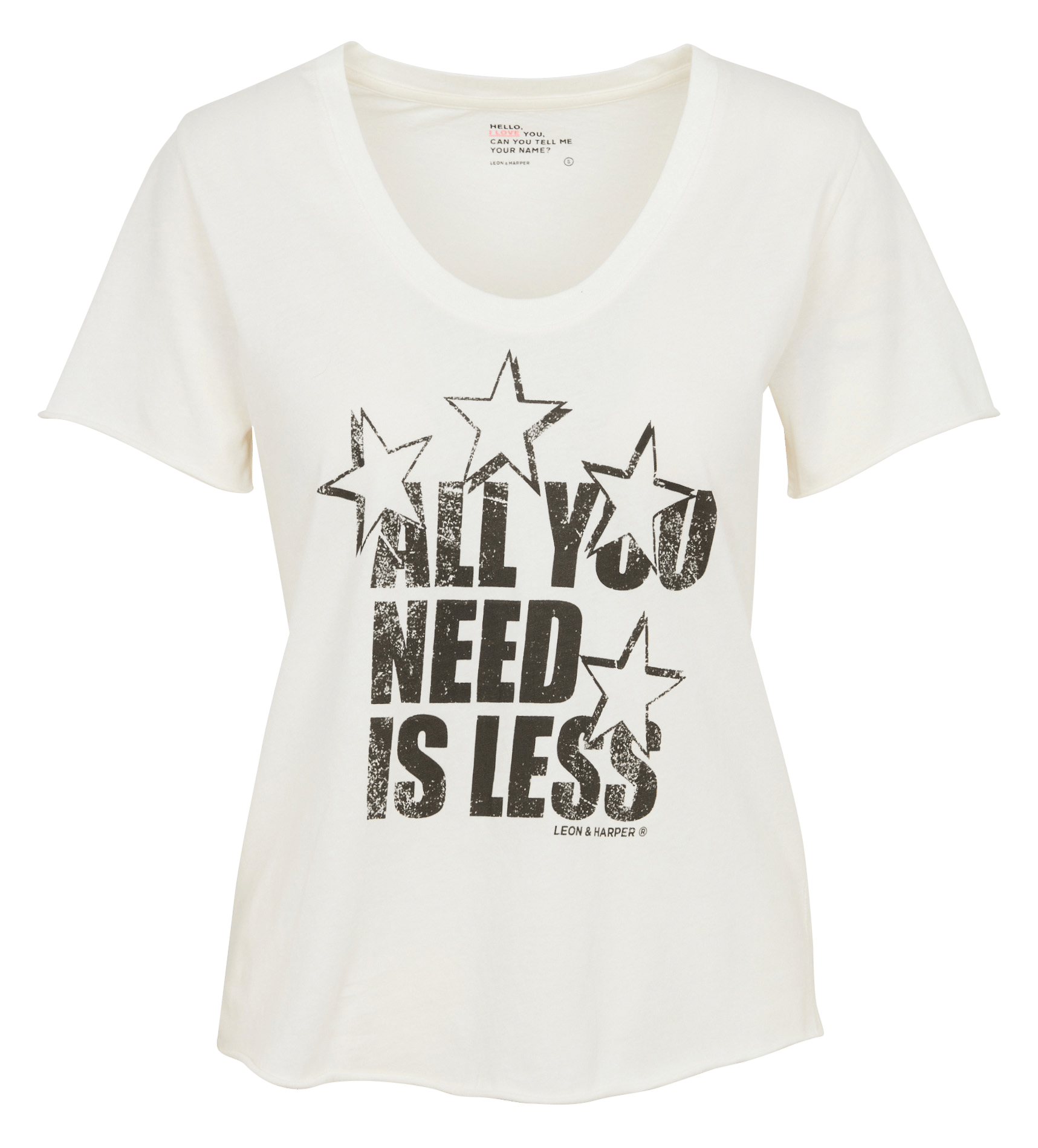 Tee-shirt imprimé en coton bio LEON & HARPER
