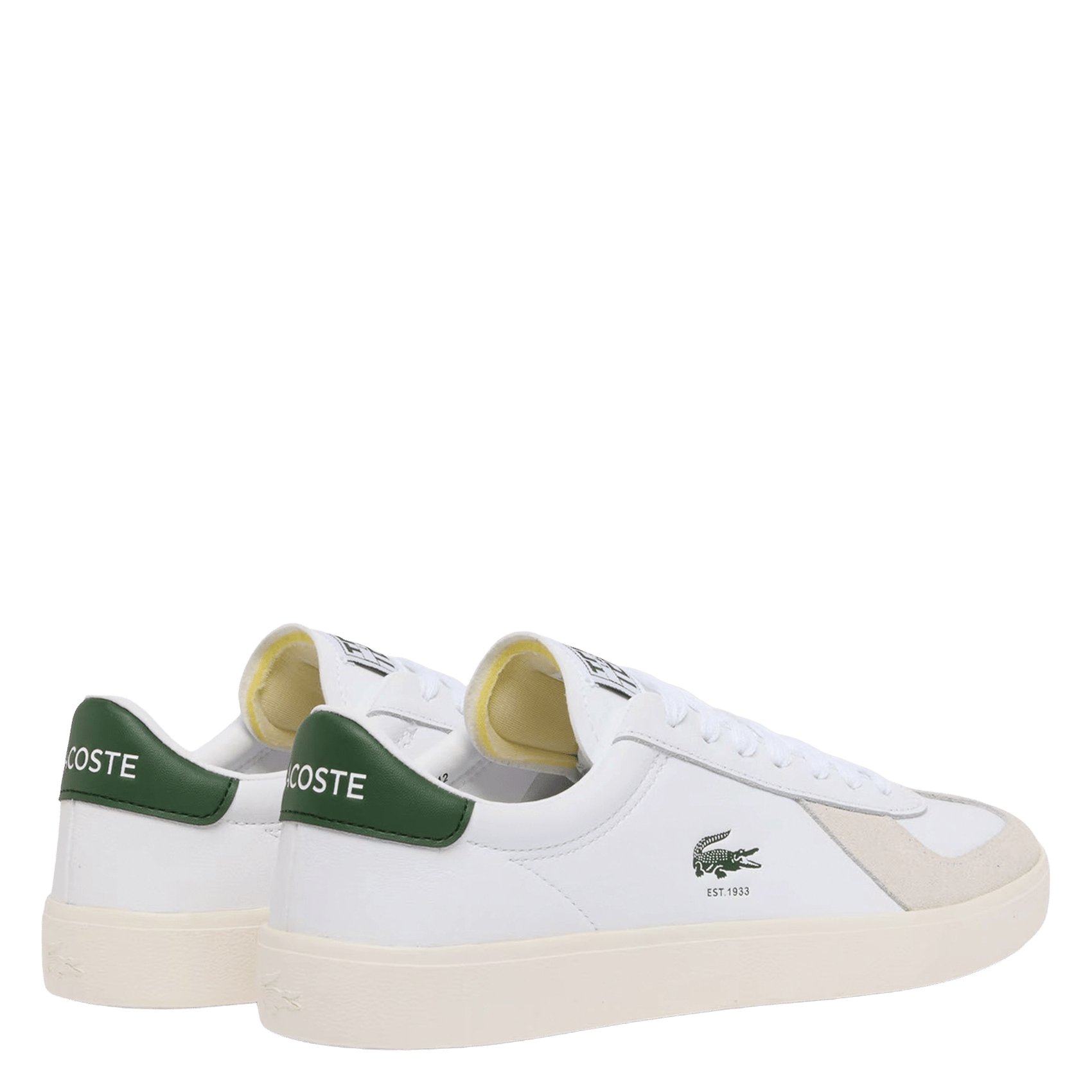 Baskets basses en cuir LACOSTE Blanc