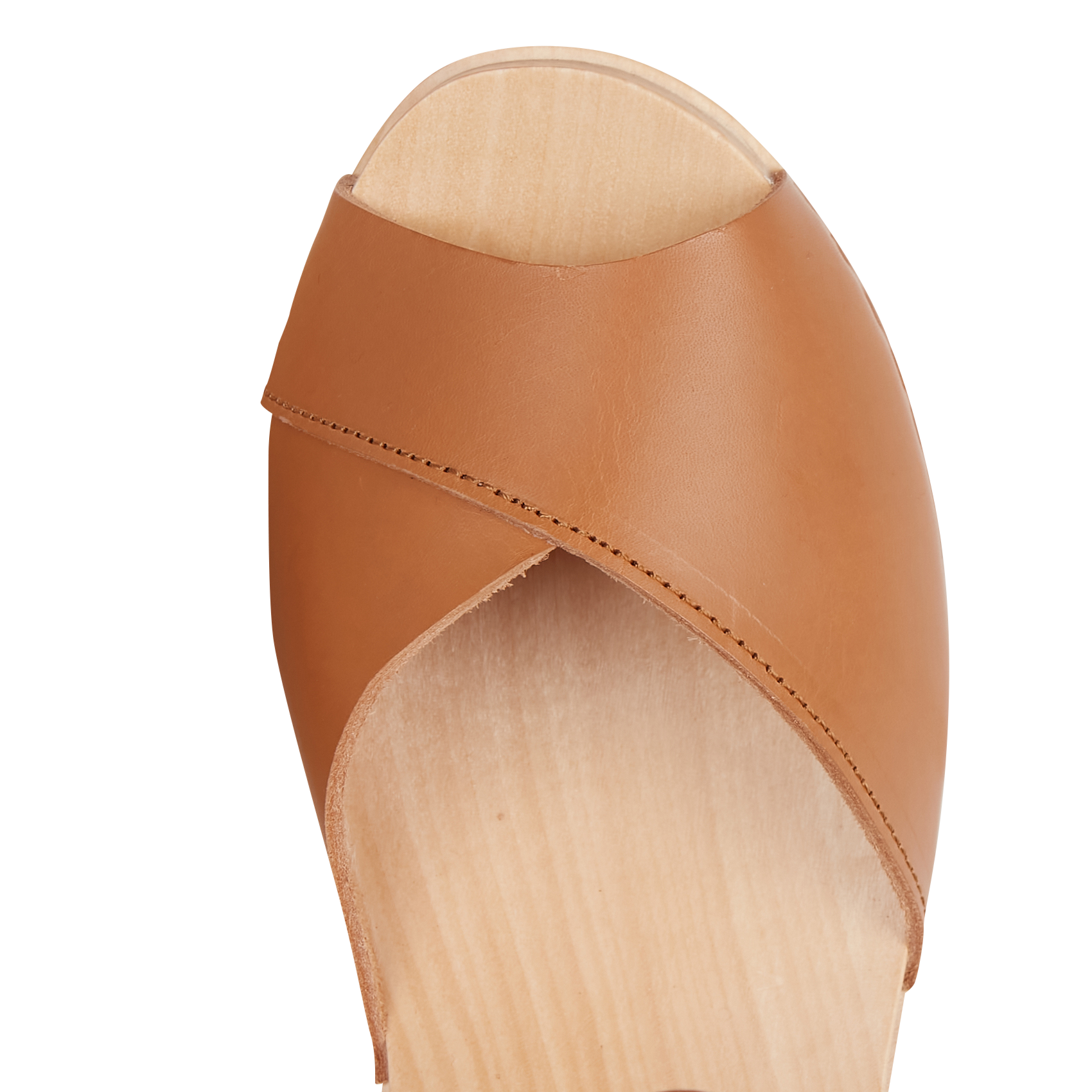 Sandales à talon en cuir  SABOTS YOUYOU Marron