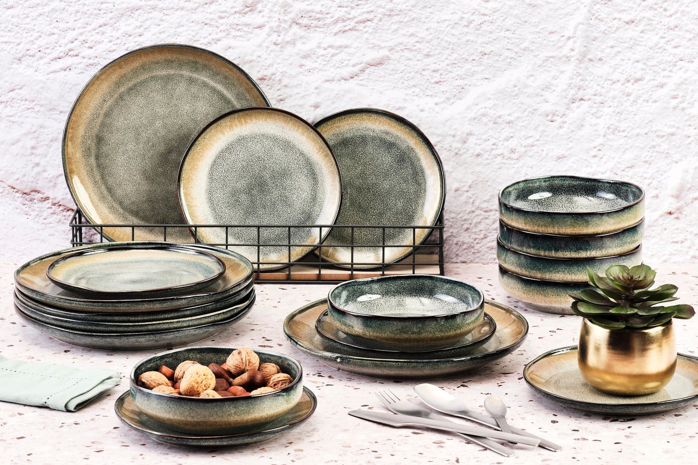 Service the essentials genesis - 18 pieces - navy BJORN Grey