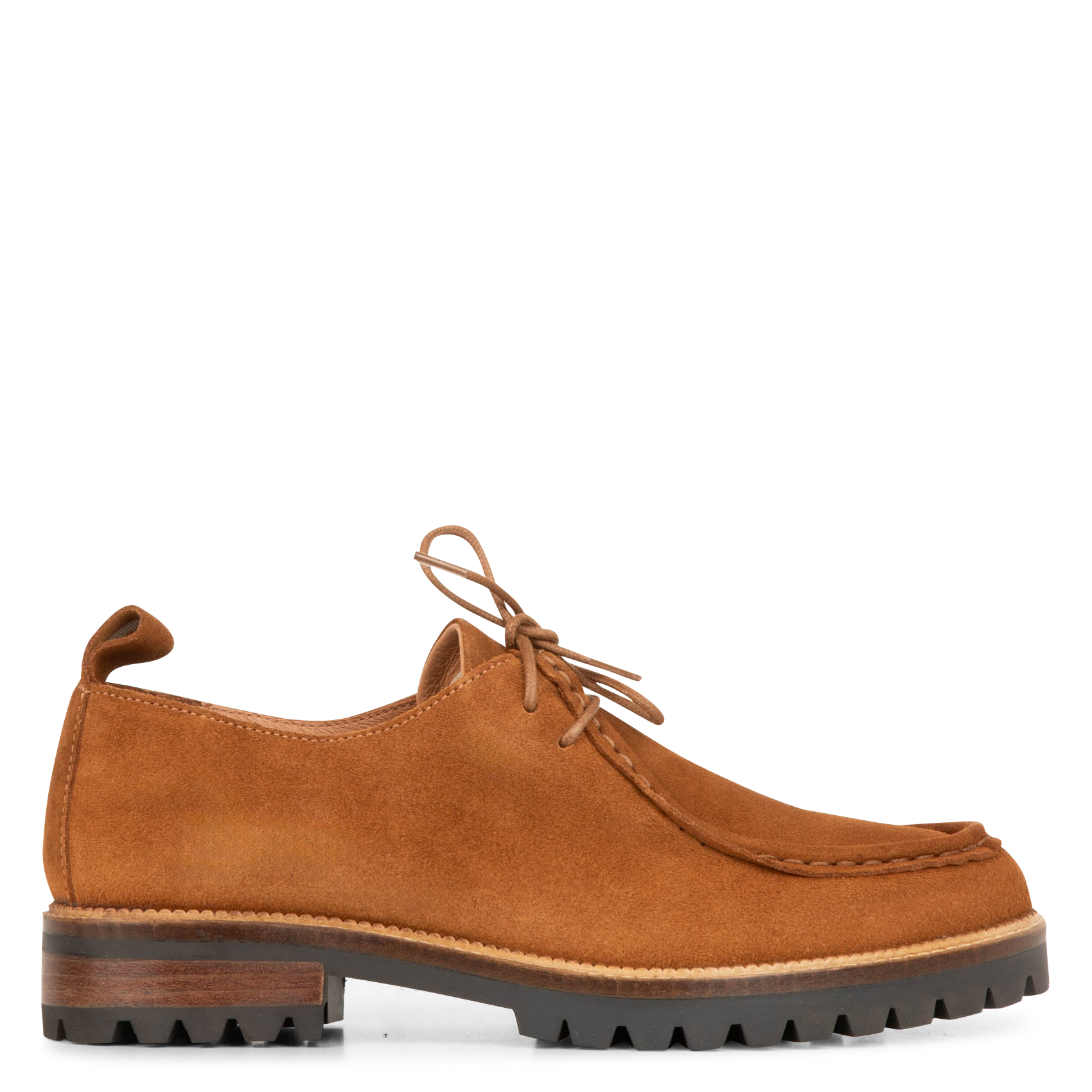 Derbies en cuir velours MELLOW YELLOW Marron