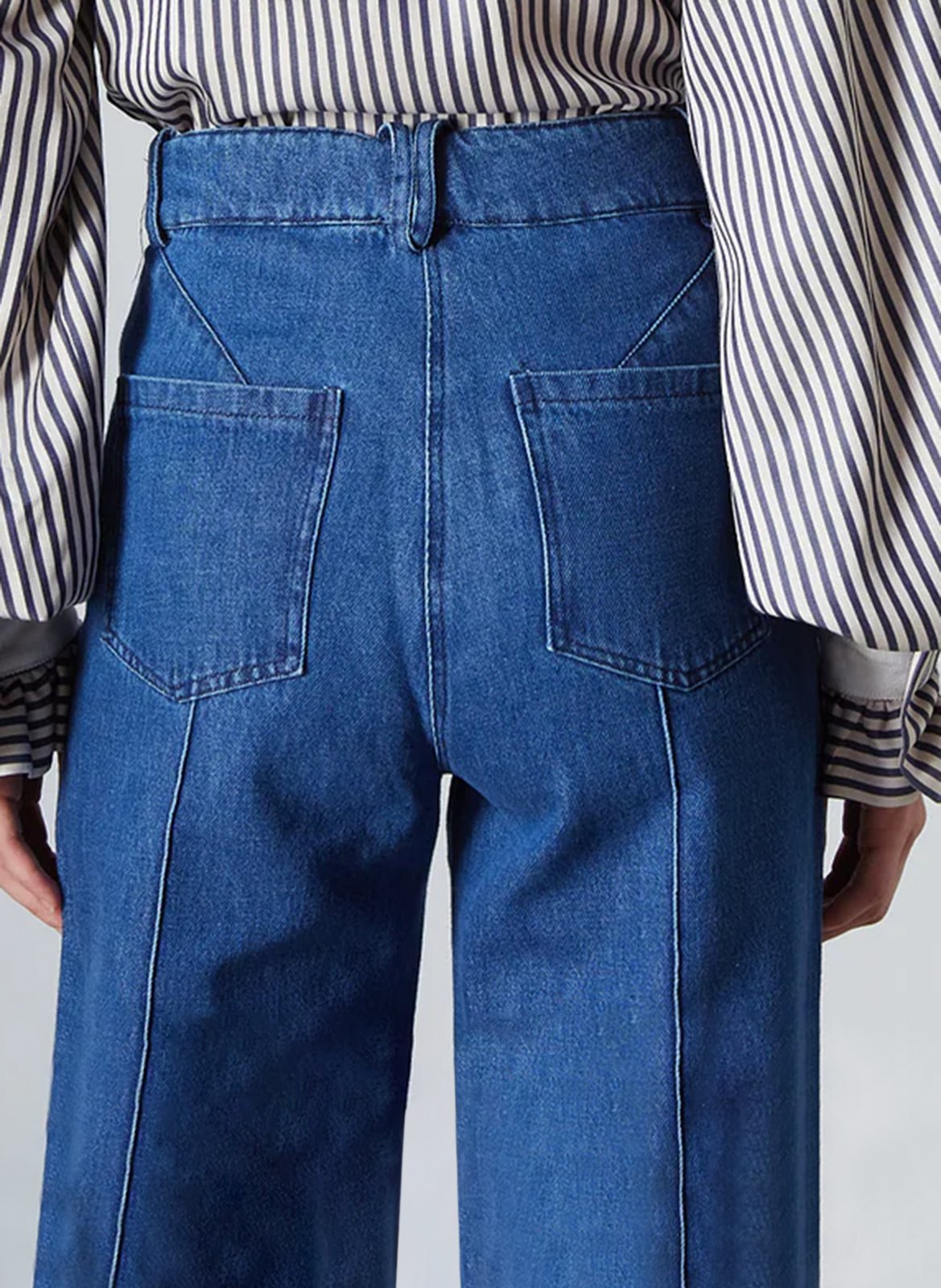 Jean large en coton THE LABEL EDITION Bleu