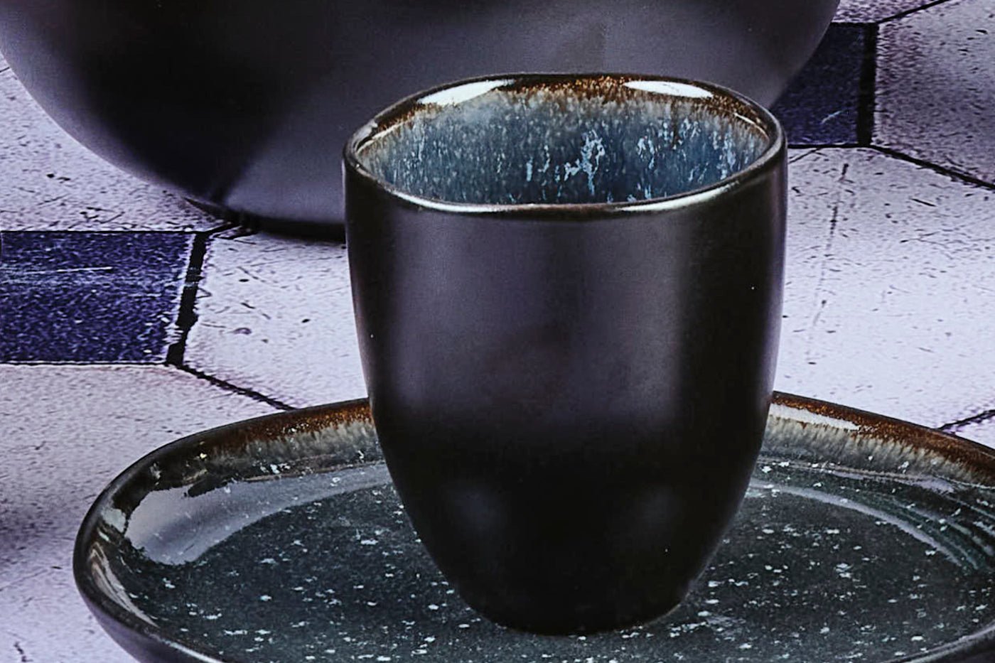 Iris 15cl Cup - Set of 6 - Midnight Blue BJORN Blue